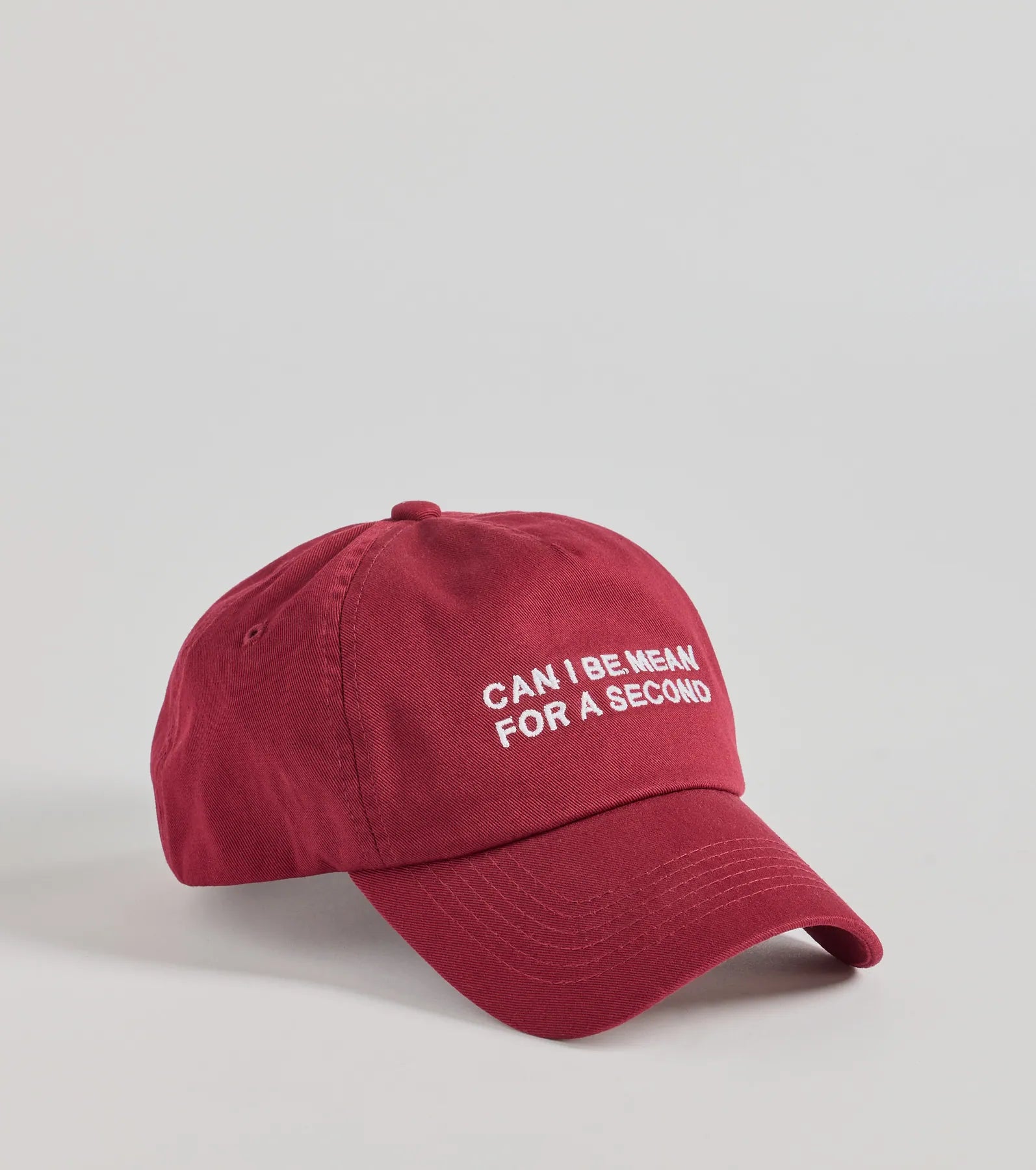 Windsor Can I Be Mean For A Second Script Baseball Cap