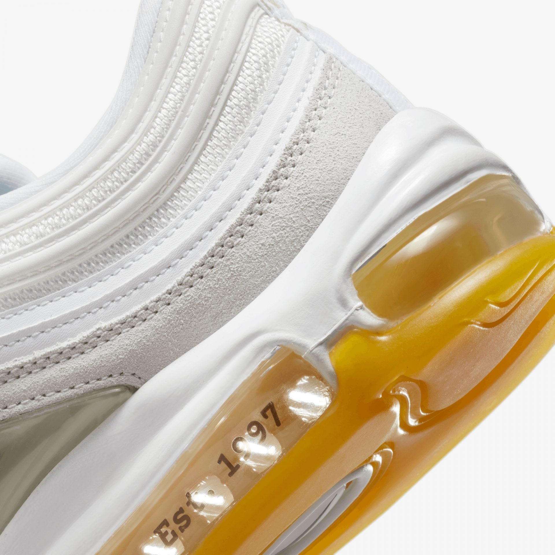 Nike | AIR MAX 97 { WHITE-LEMON WASH - view 4