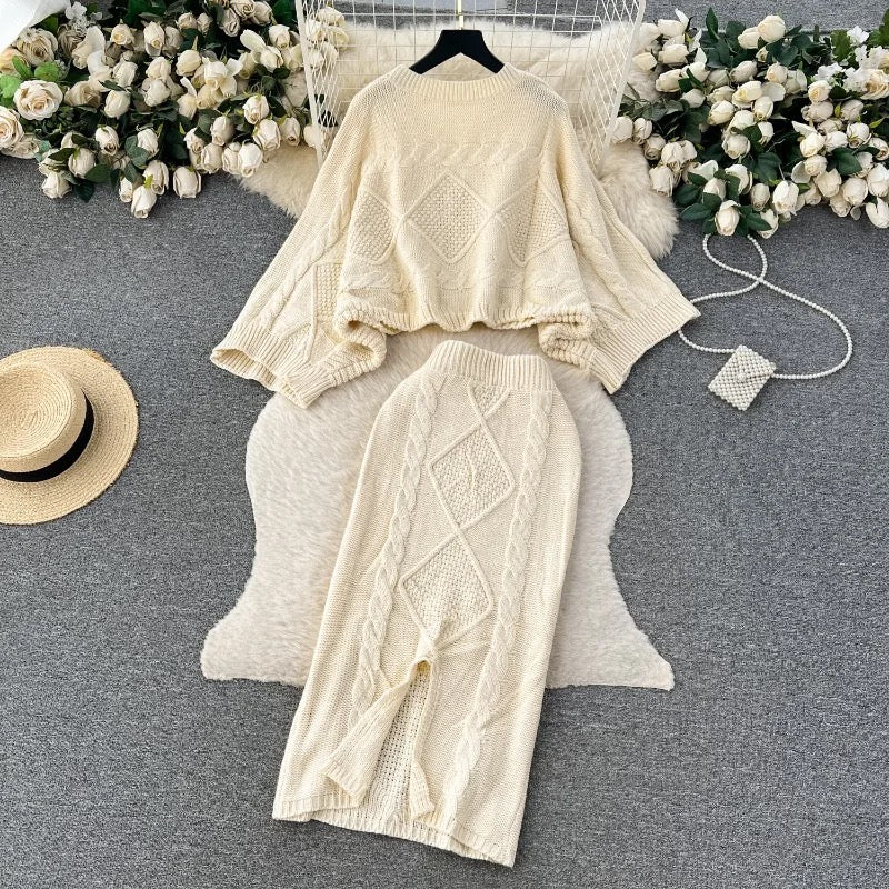 Alamode By Akanksha Deremy Knitted Premium Woolen Coord Set