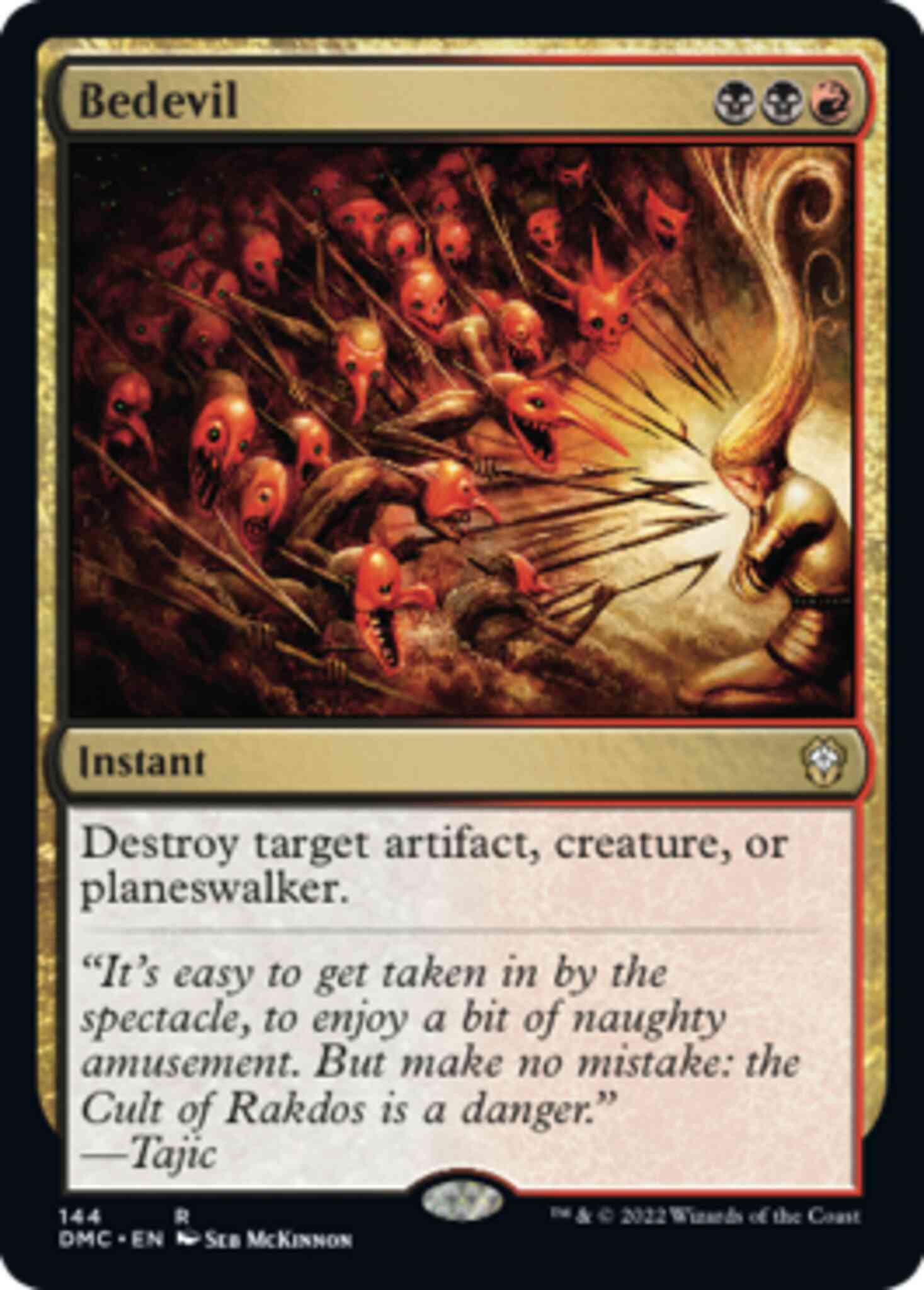 Bedevil 144 dominaria – Magic Bedevil [144] [Dominaria United: Commander] [Non-Foil]
