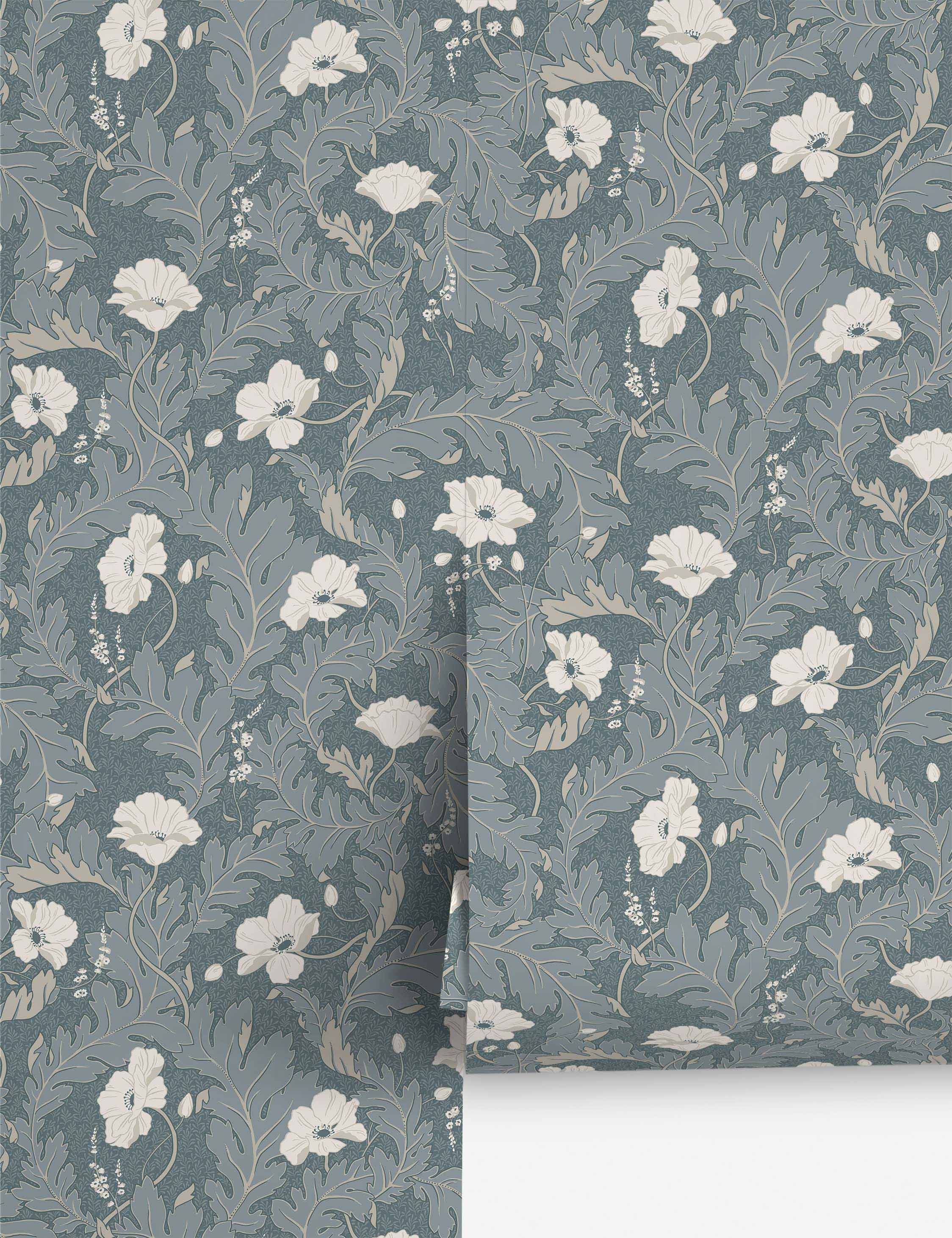 Lulu and Georgia Scalamandre Charlotta Wallpaper by Sandberg - view 3