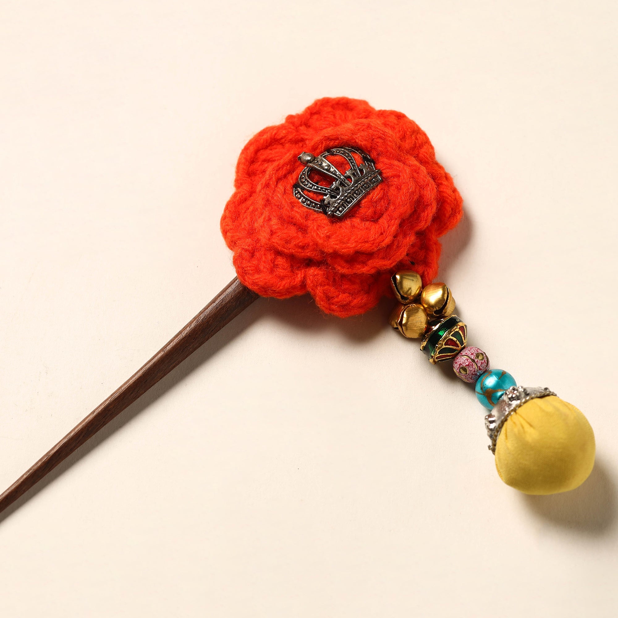 JALPARI Handmade Crochet Wooden Juda Stick 25 - view 2