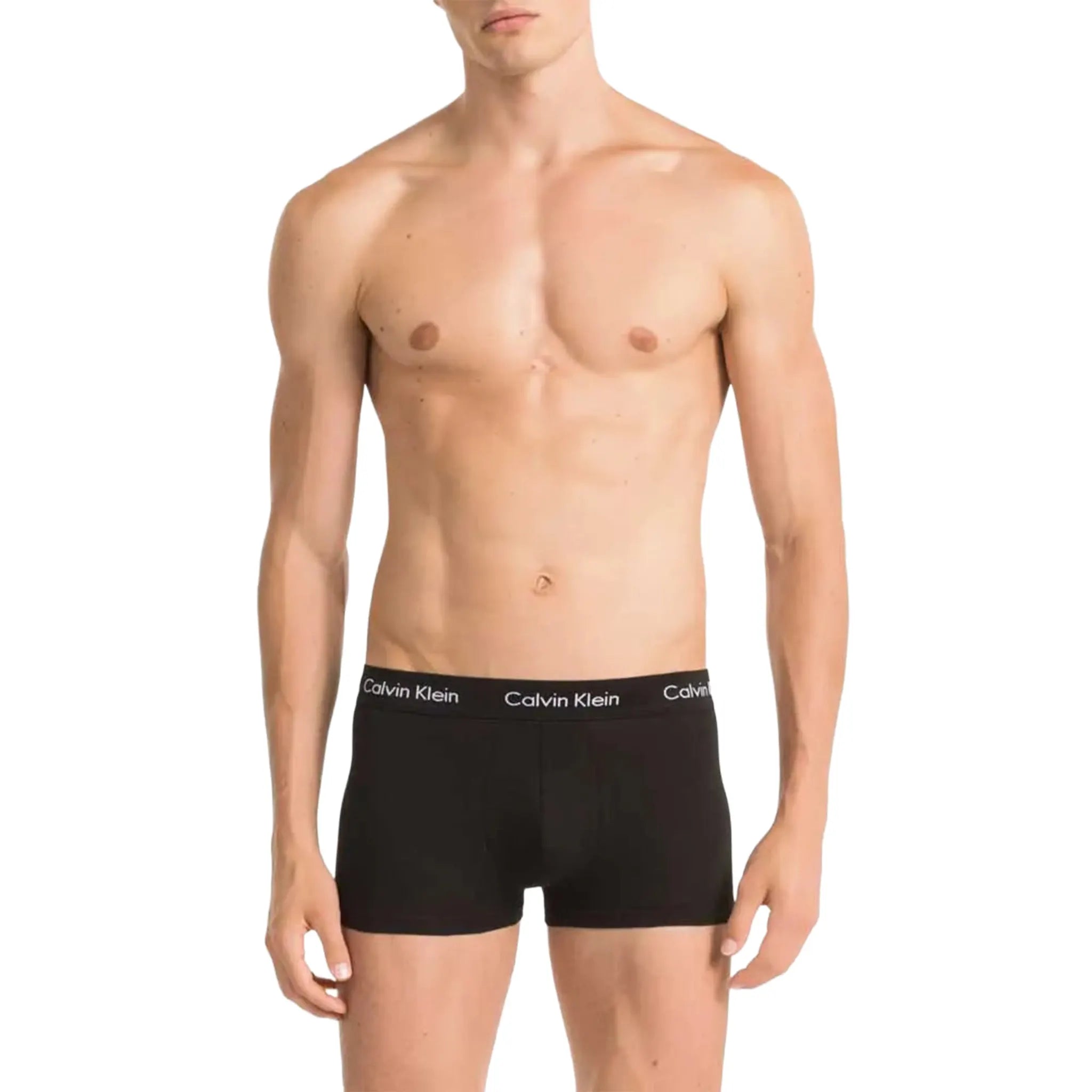 Calvin Klein Cotton Stretch Black Boxer Shorts Three Pack - view 3