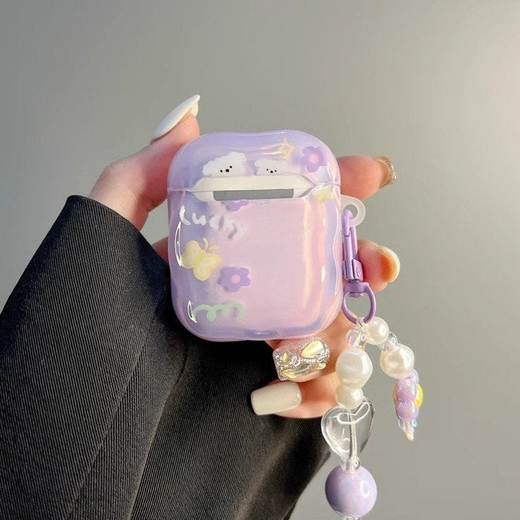 Peeperly 3D Tulip Flower Case with Charm - AirPods - view 4