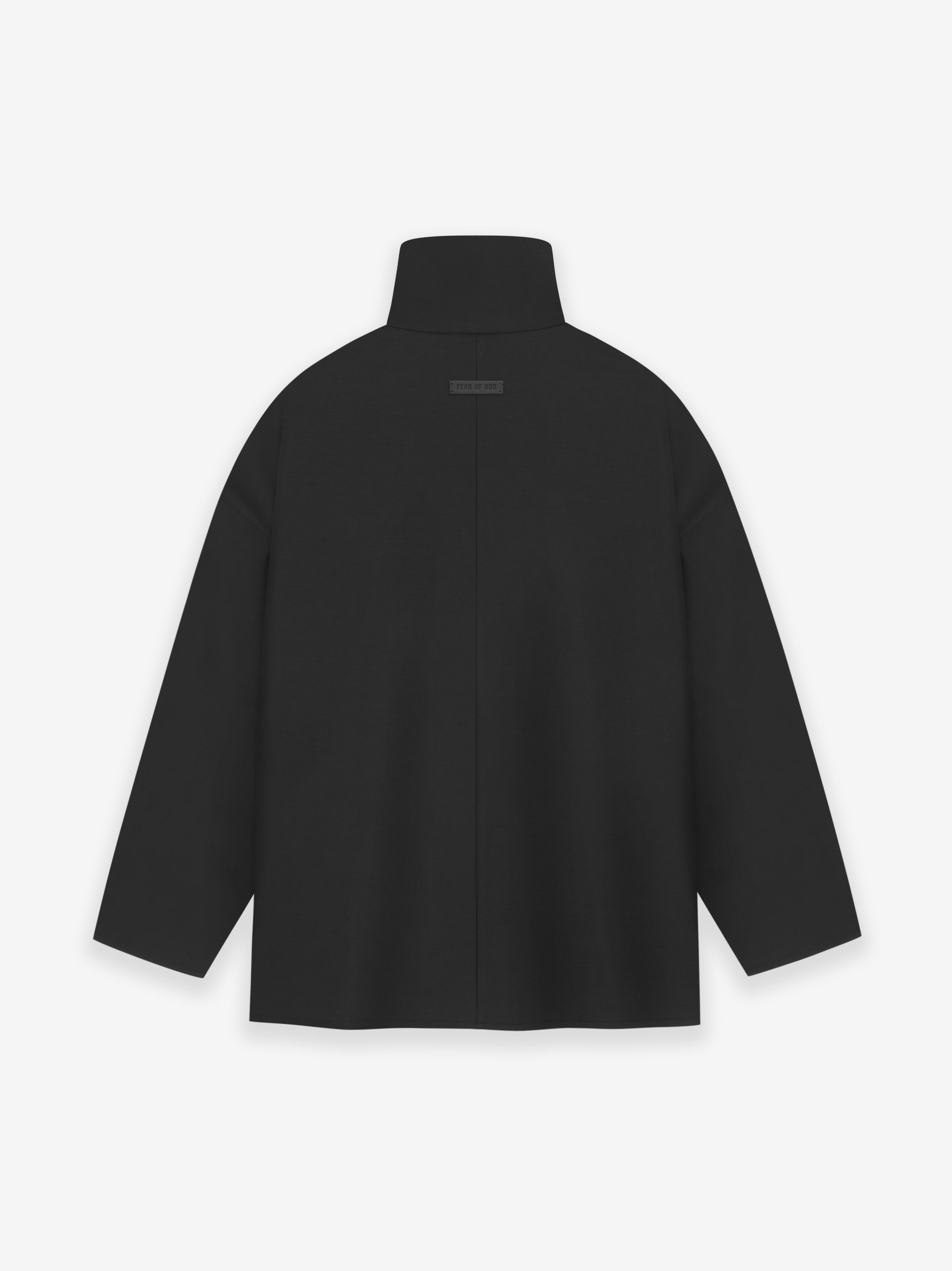 Fear of God Wool Silk High Neck Jacket – Black - view 2