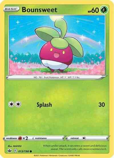 Common swsh6-013 non-holo – Pokémon Bounsweet - 013/198 - Common [swsh6-013] [Non-Holo]