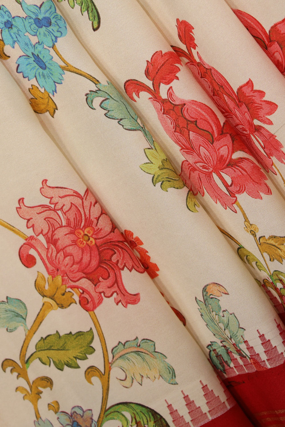 Kalanjali Gorgeous Flower/Floral Print Saree – Women's - view 2
