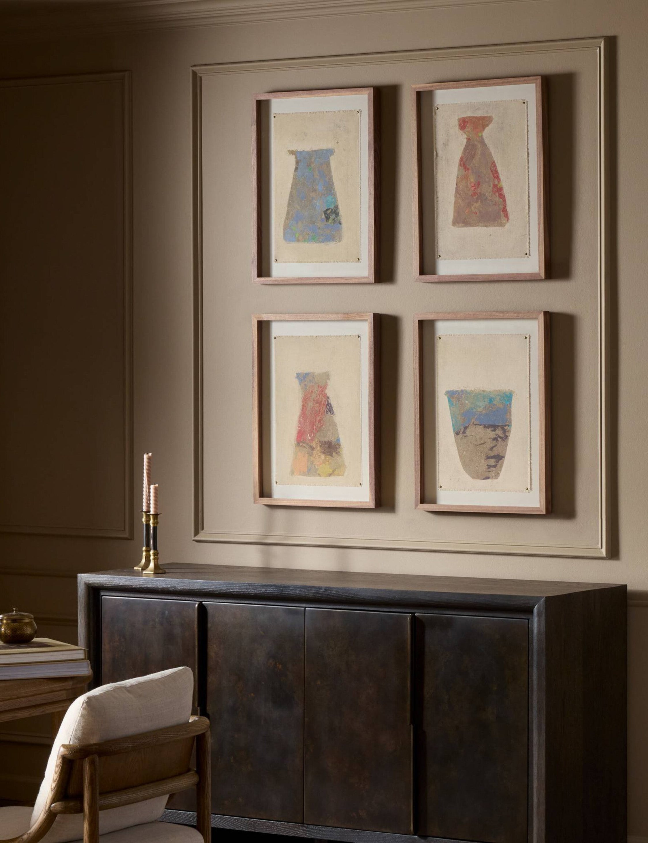 Lulu and Georgia Canterbury Vessel Wall Art (Set of 4) by Paul Meyer - view 2