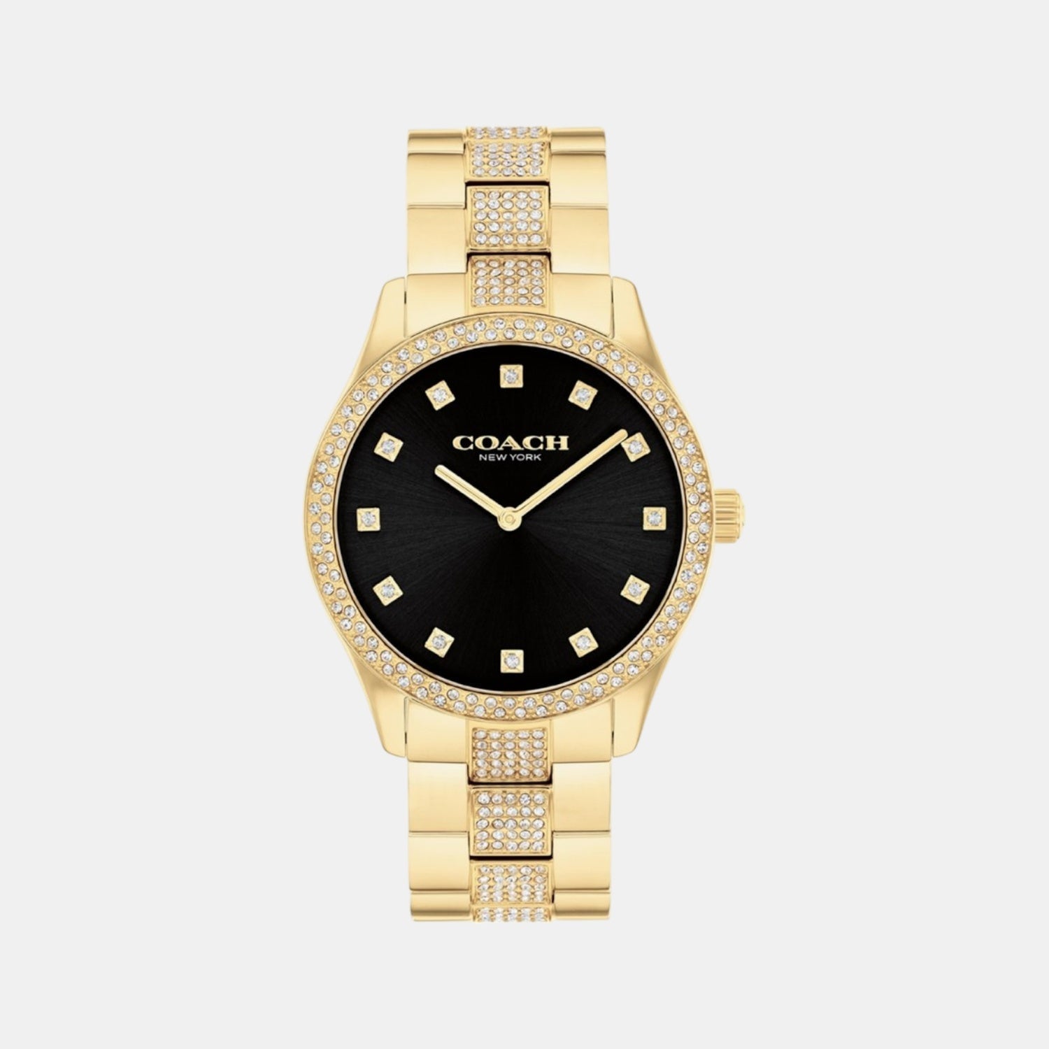 Coach Brooks Unisex Quartz Black Dial Analog Stainless Steel Watch 14400035