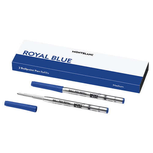 Montblanc 2 Ballpoint Pen Refills Medium Royal Blue