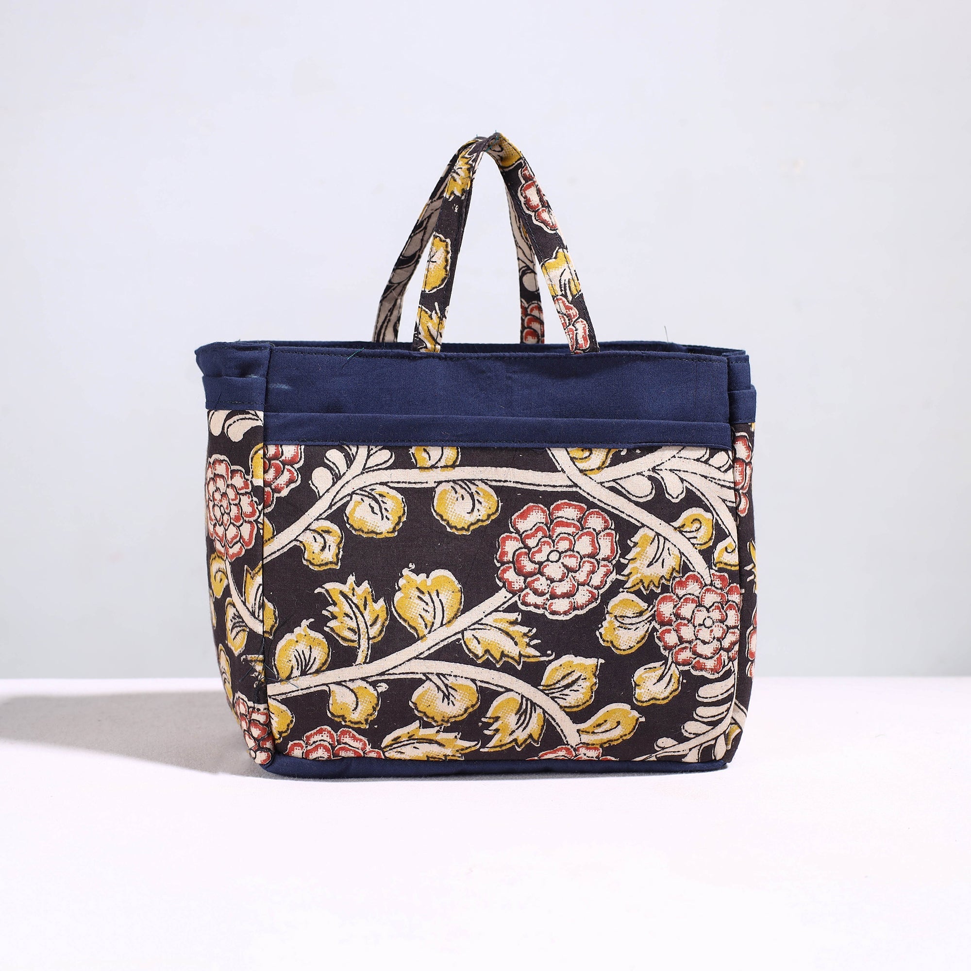 NOORI BAZAR Black - Handmade Cotton Multipurpose Cosmetic/Toiletry Bag 17
