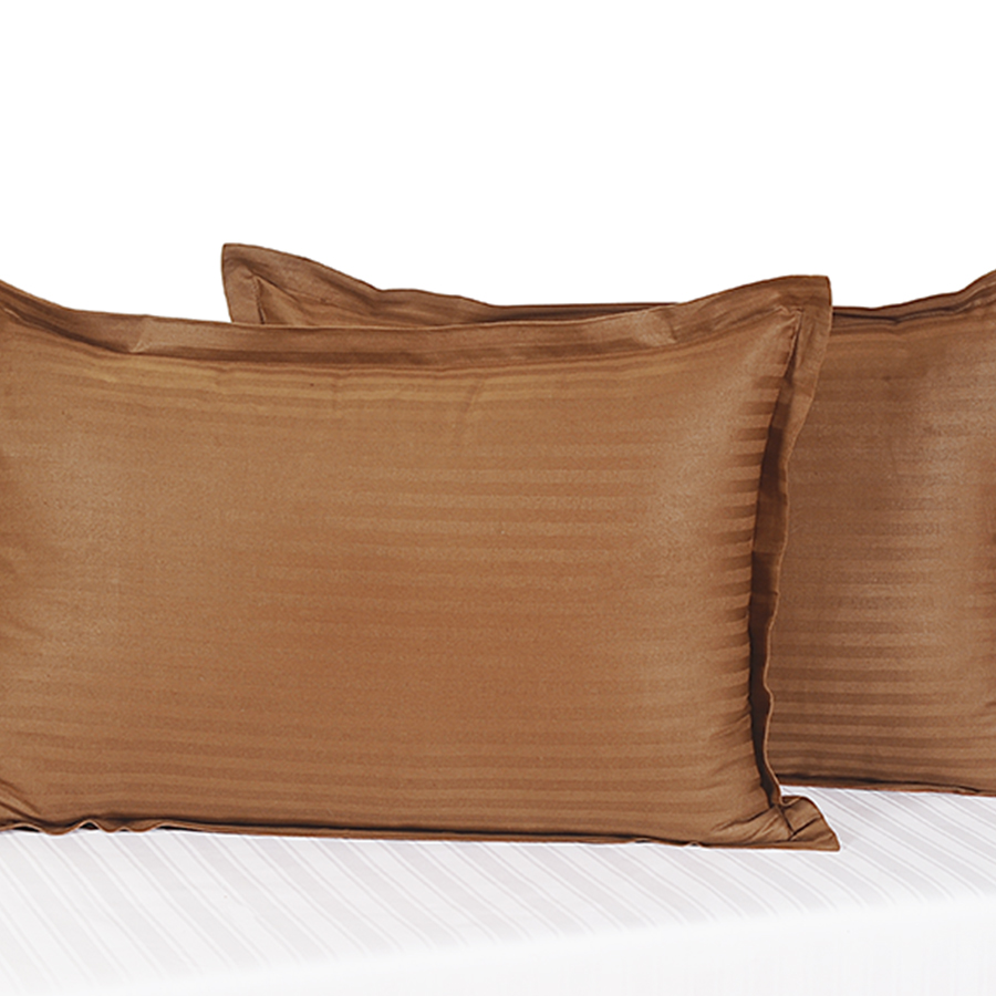Swayam India Tango Walnut Brown Pillow Cover