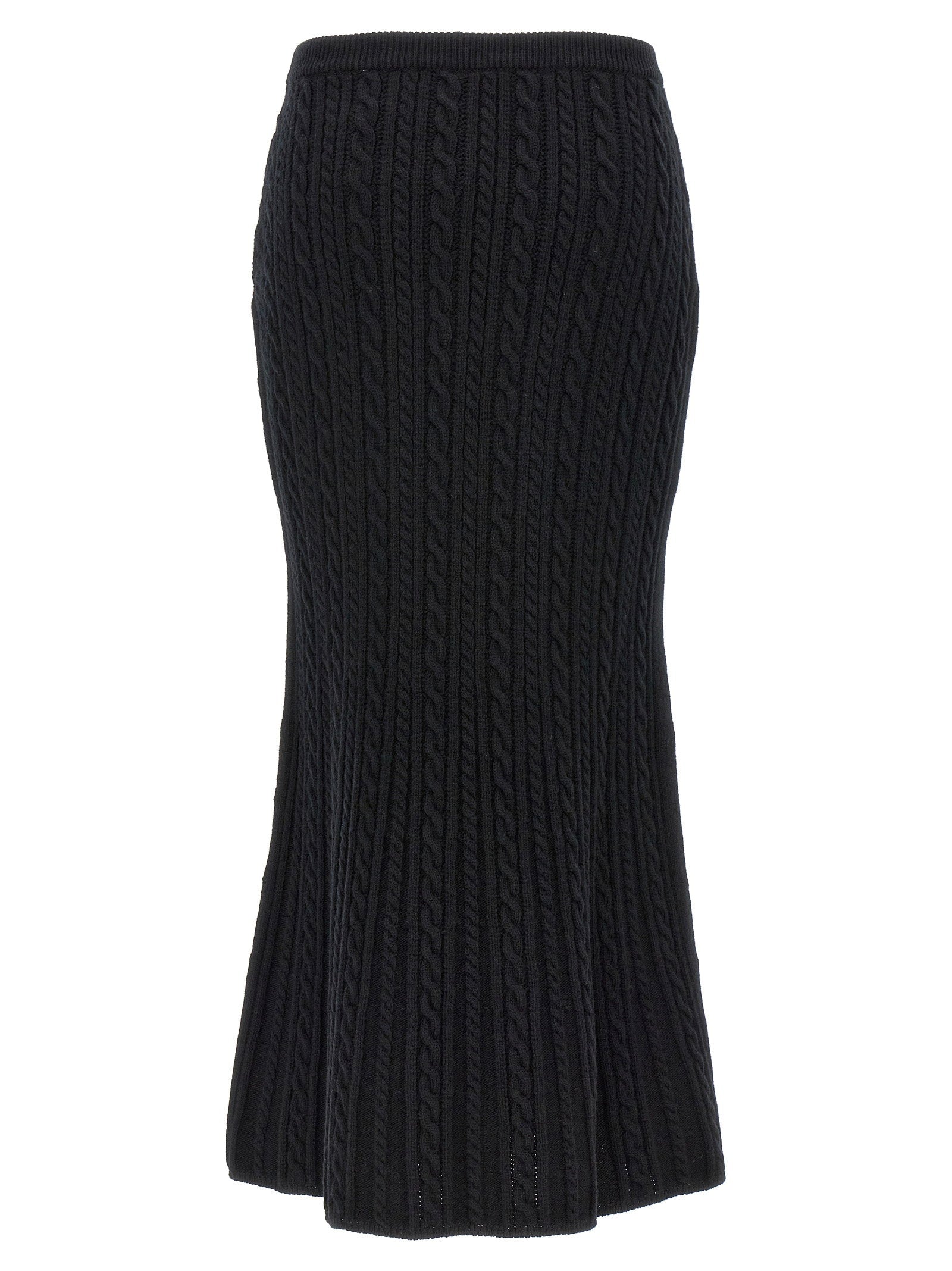 Alessandra Rich Maxi Wool Skirt – 100% wool - view 2