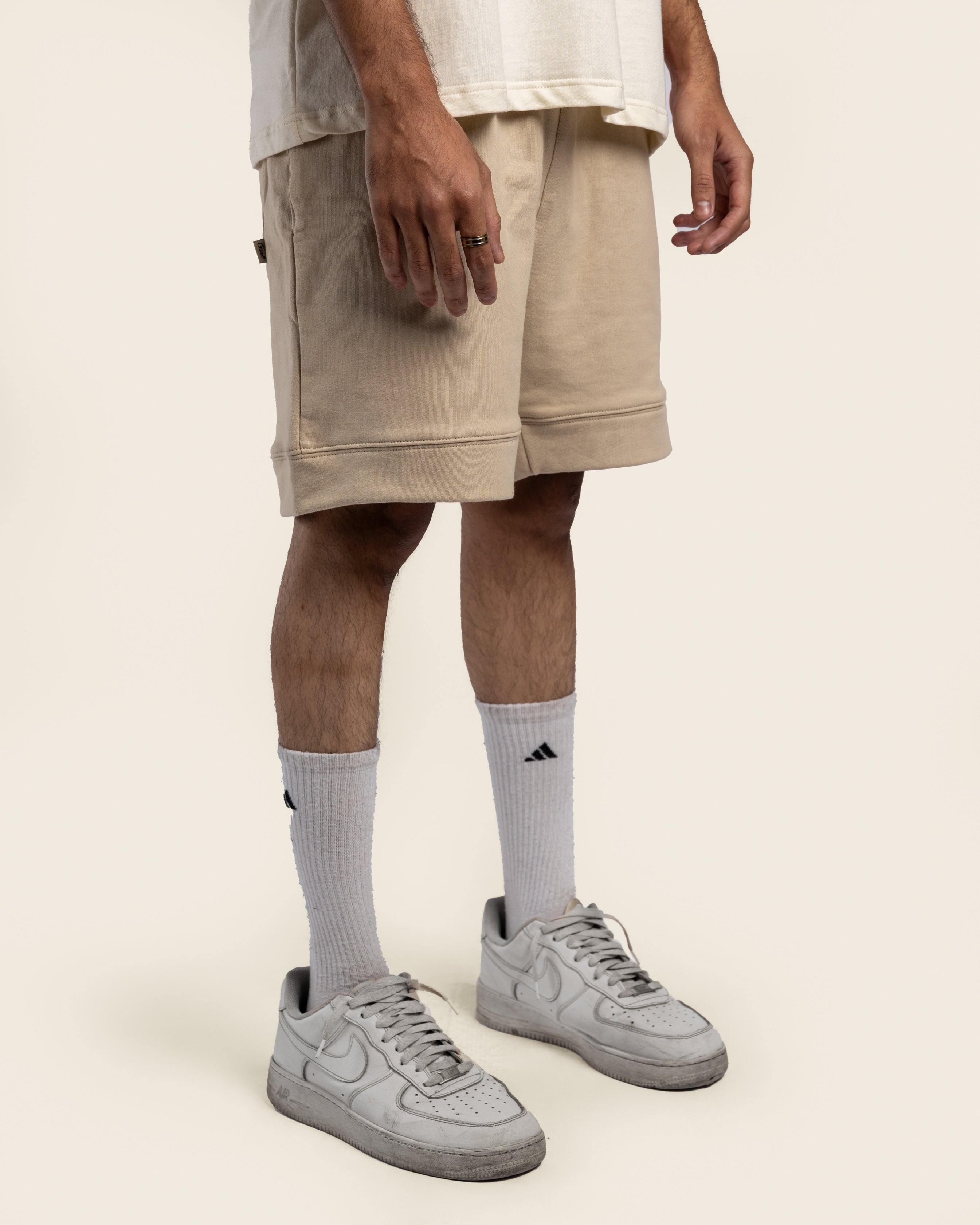 MNST GEAR 400gsm Shorts 'sand' - view 2