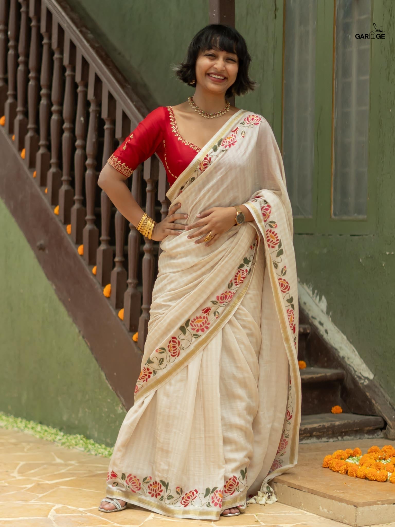 Women's sarees – suta.in Gar-3386 – Women's