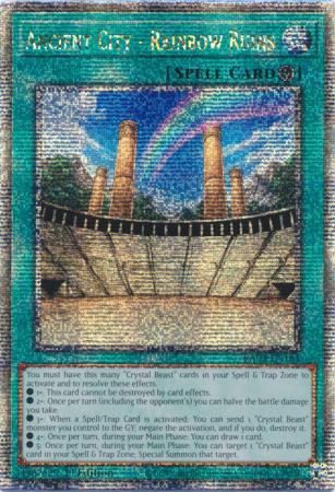 Yu-Gi-Oh! Ancient City - Rainbow Ruins - RA03-EN181 - Quarter Century Secret Rare - 1st Edition