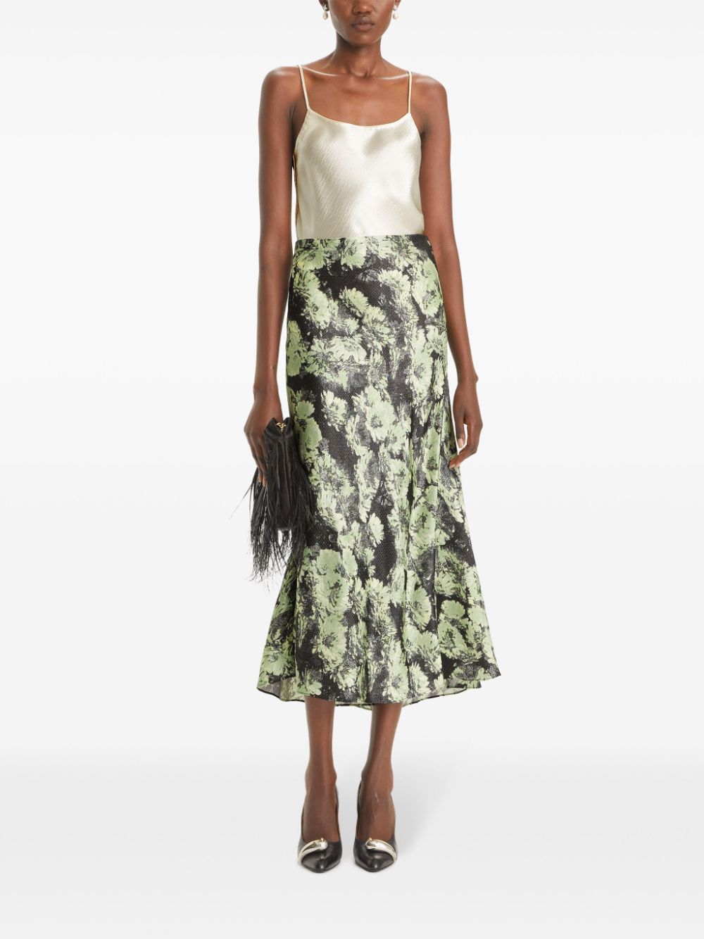 Tory Burch Printed long skirt – Viscose 100% - view 2