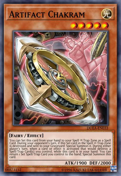 Yu-Gi-Oh! Artifact Chakram - DUEA-EN033 - Common - Unlimited