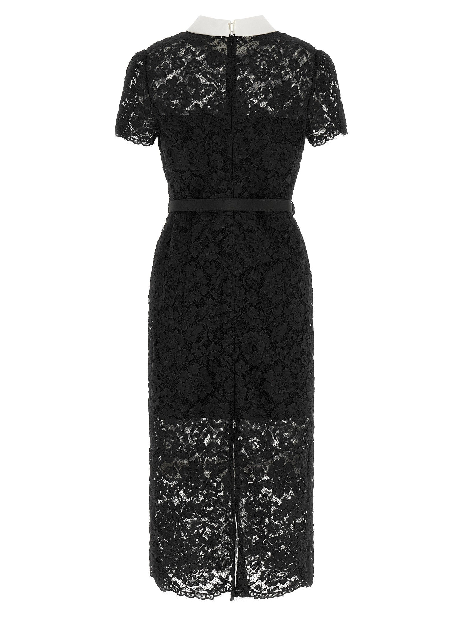 Self-Portrait Lace Dress With Collar – 100% polyester - view 2