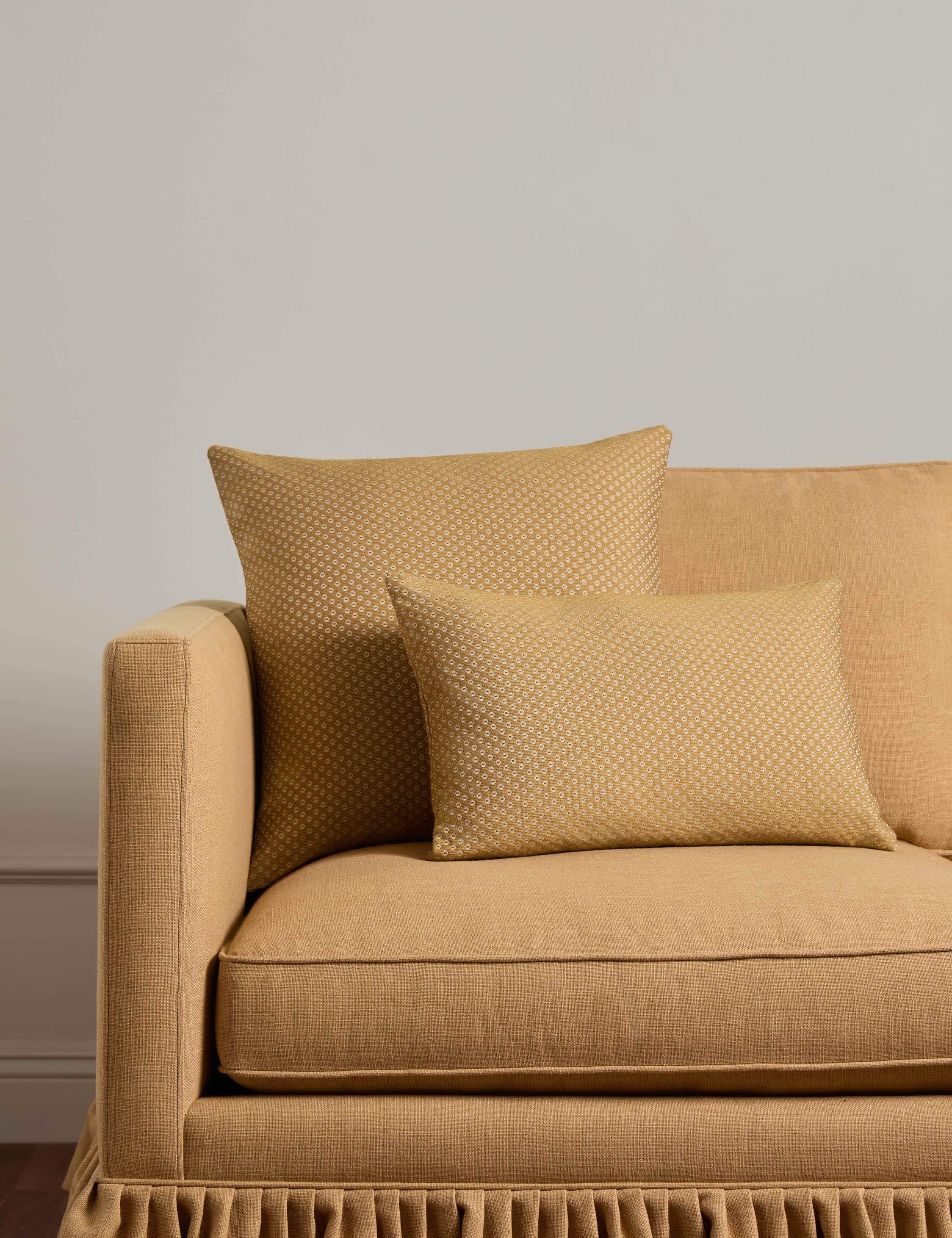 Lulu and Georgia Francesco Dot Pillow – Marigold