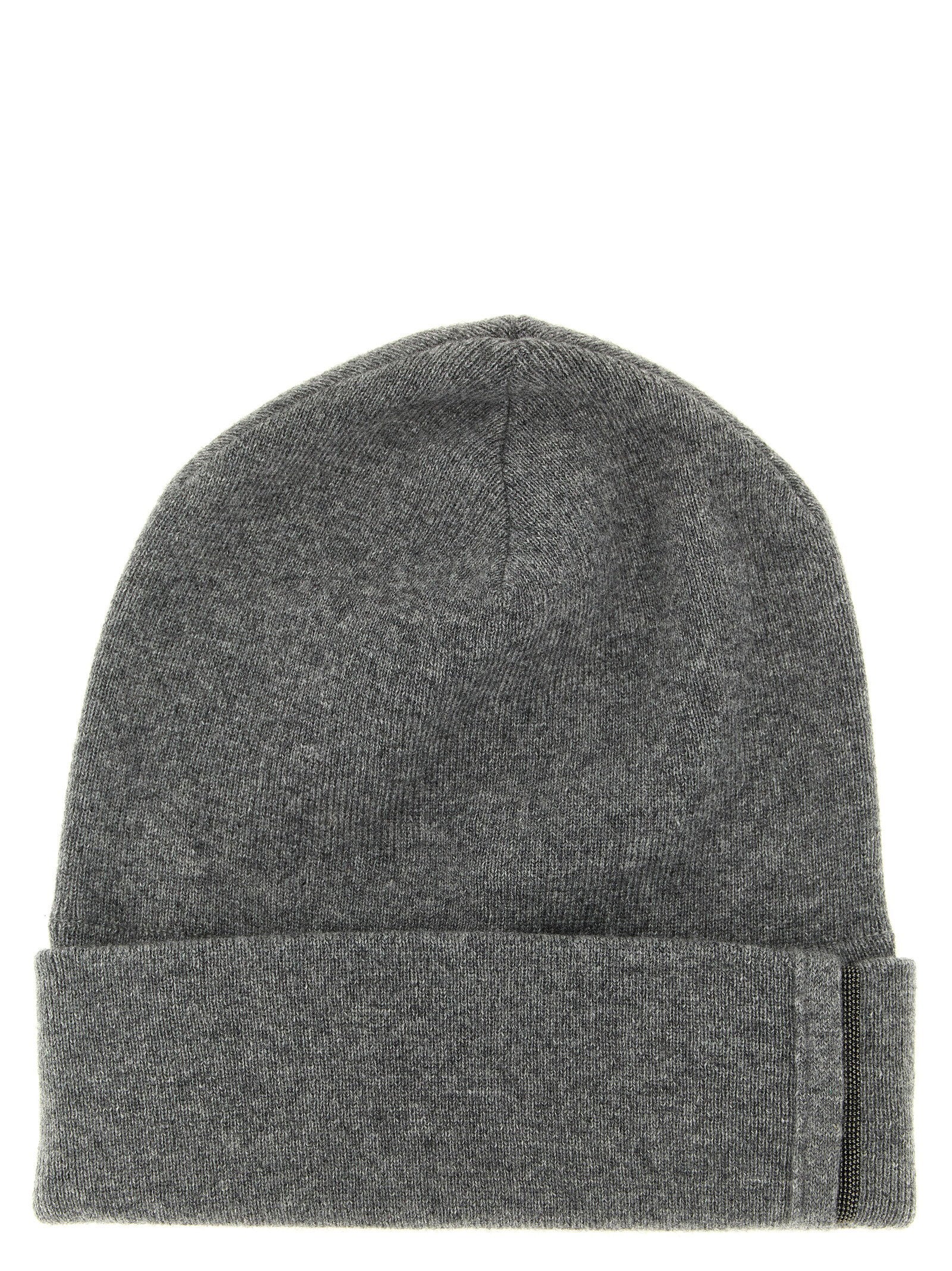 Brunello Cucinelli Monile Beanie – 100% cashmere