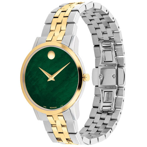 Movado Museum Classic Green Mother Of Pearl Dial Women 33mm - view 2