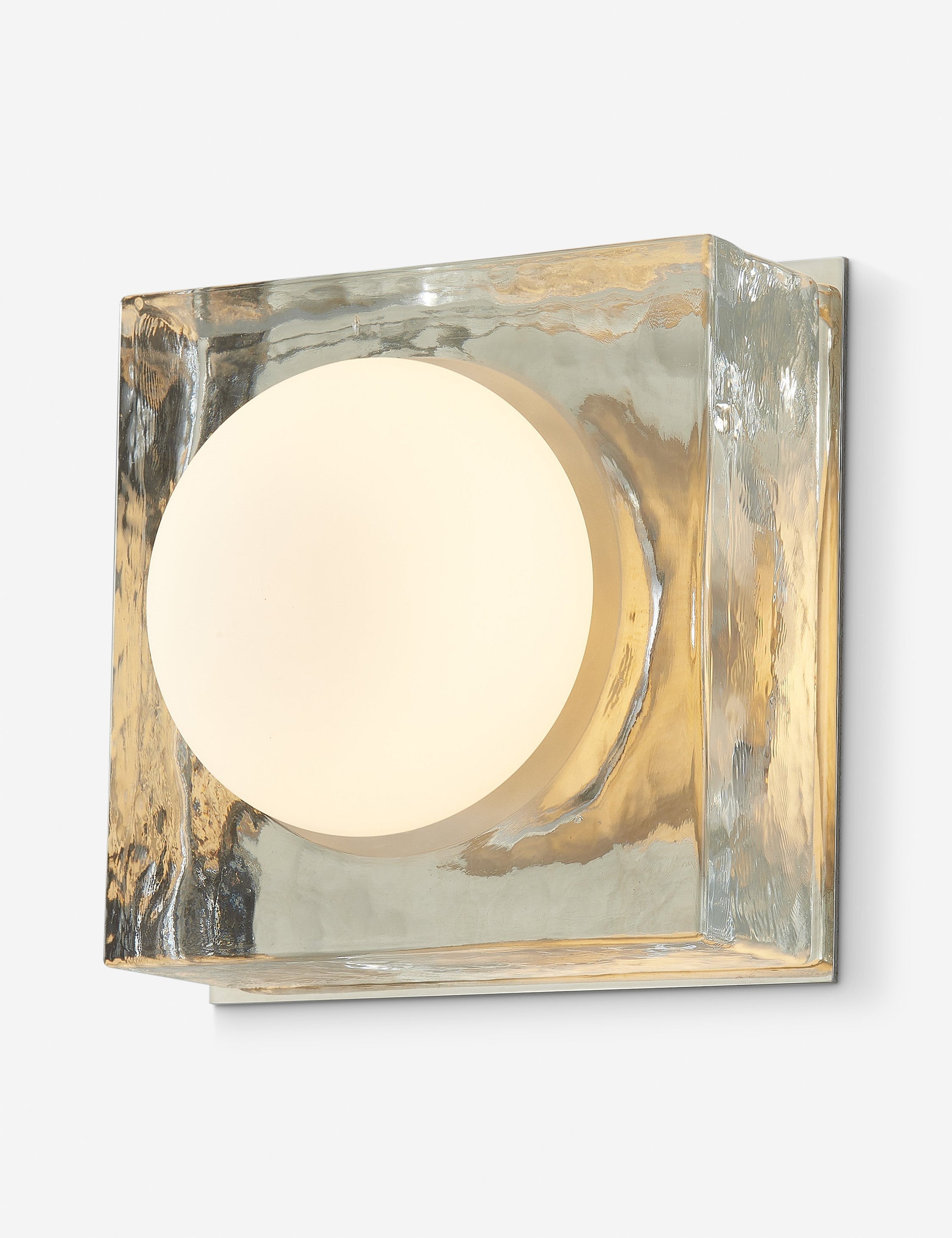 Lulu and Georgia Ravi Square Sconce - view 2