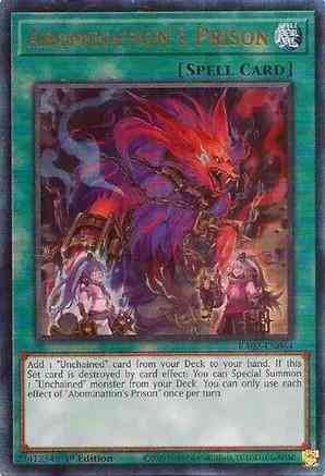 Yu-Gi-Oh! Abomination's Prison - RA02-EN064 - Prismatic Ultimate Rare - 1st Edition