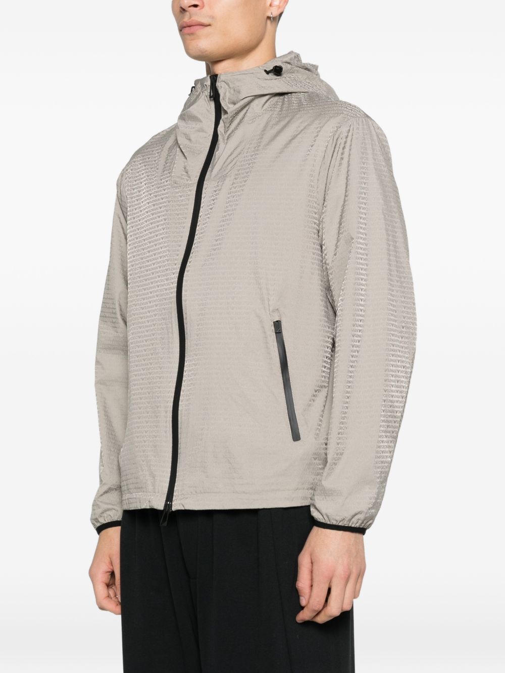 Emporio Armani Nylon blouson jacket – 100% Polyamide - view 3
