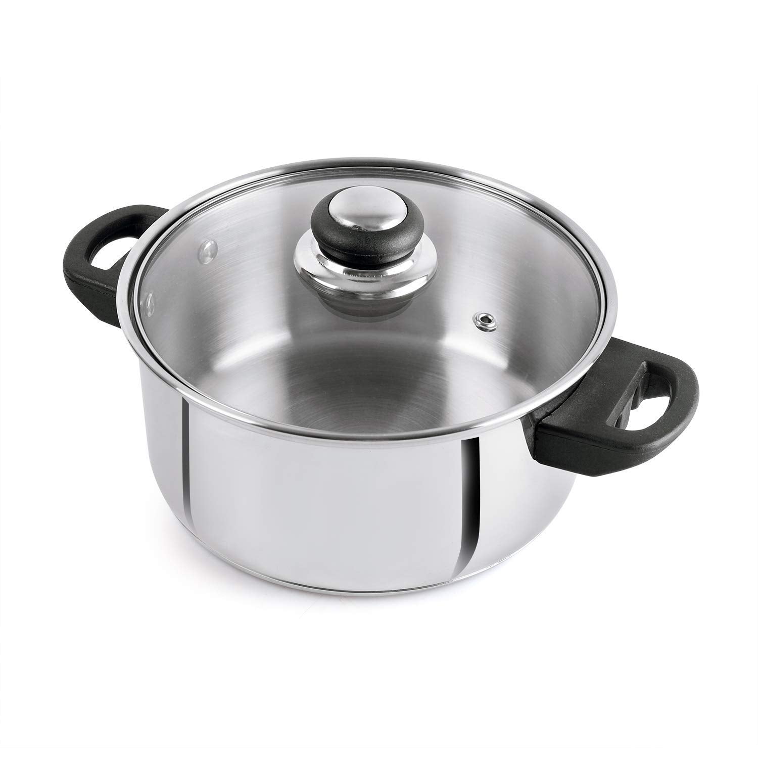 Cello Steelox Induction Base Stainless Steel Casserole with Lid - view 2