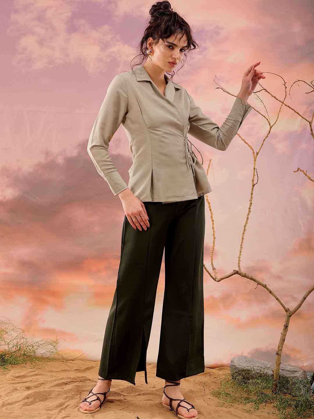 Freehand by The Indian Garage Co Women Solid Top - view 7