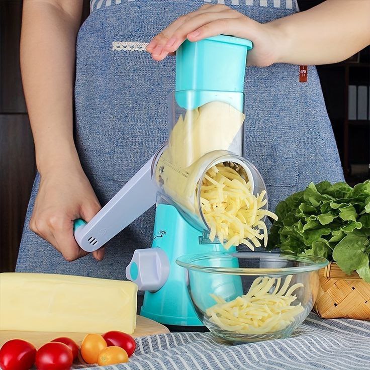 Roposo Clout 4 in 1 Fast Vegetable Grater & Slicer