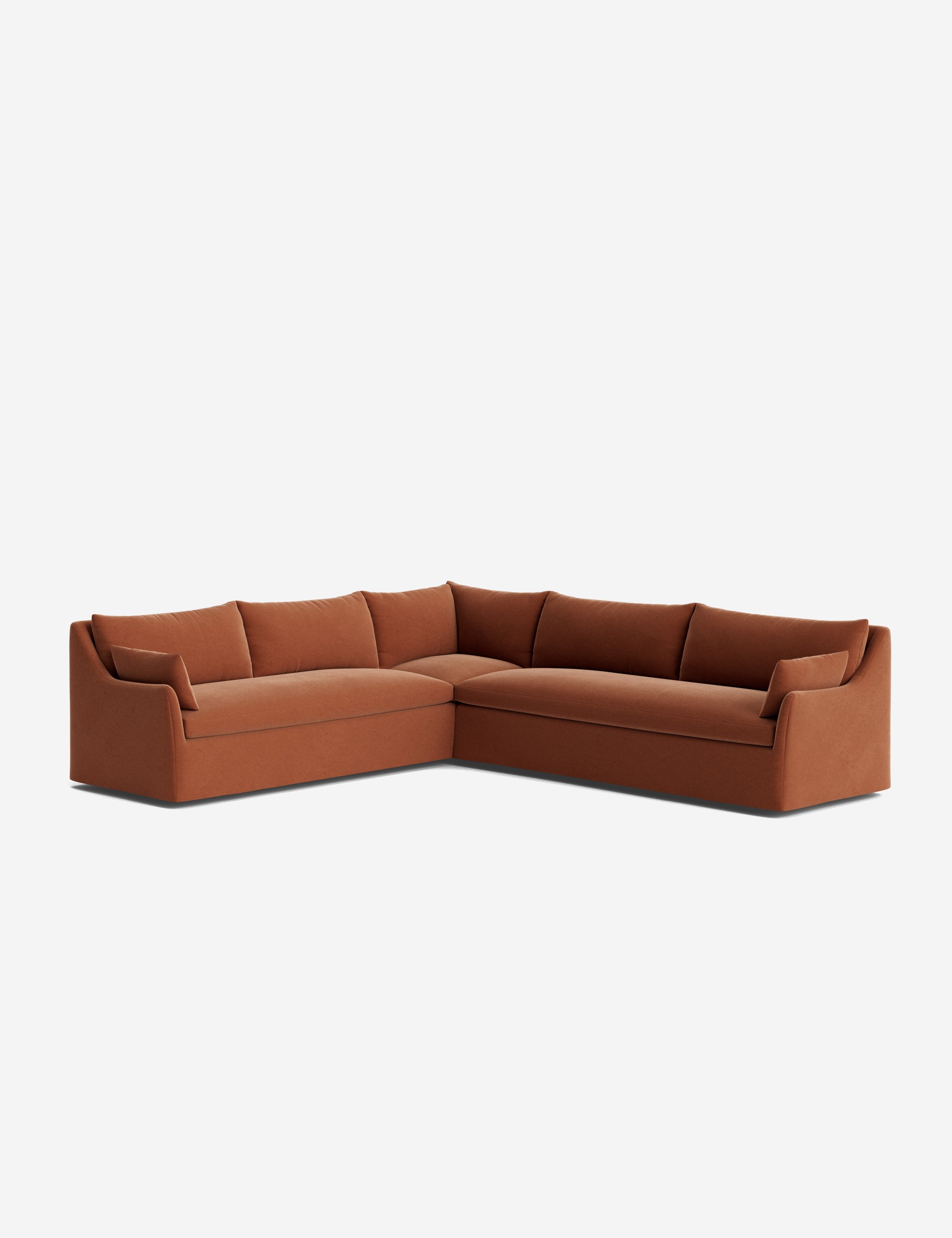 Lulu and Georgia Portola Slipcover Corner Sectional Sofa - view 2