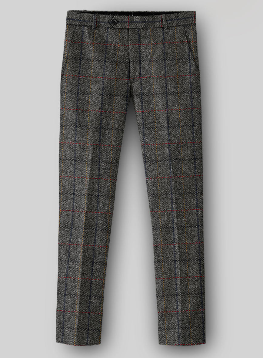 StudioSuits Harris Tweed Stormcrest Gray Pants