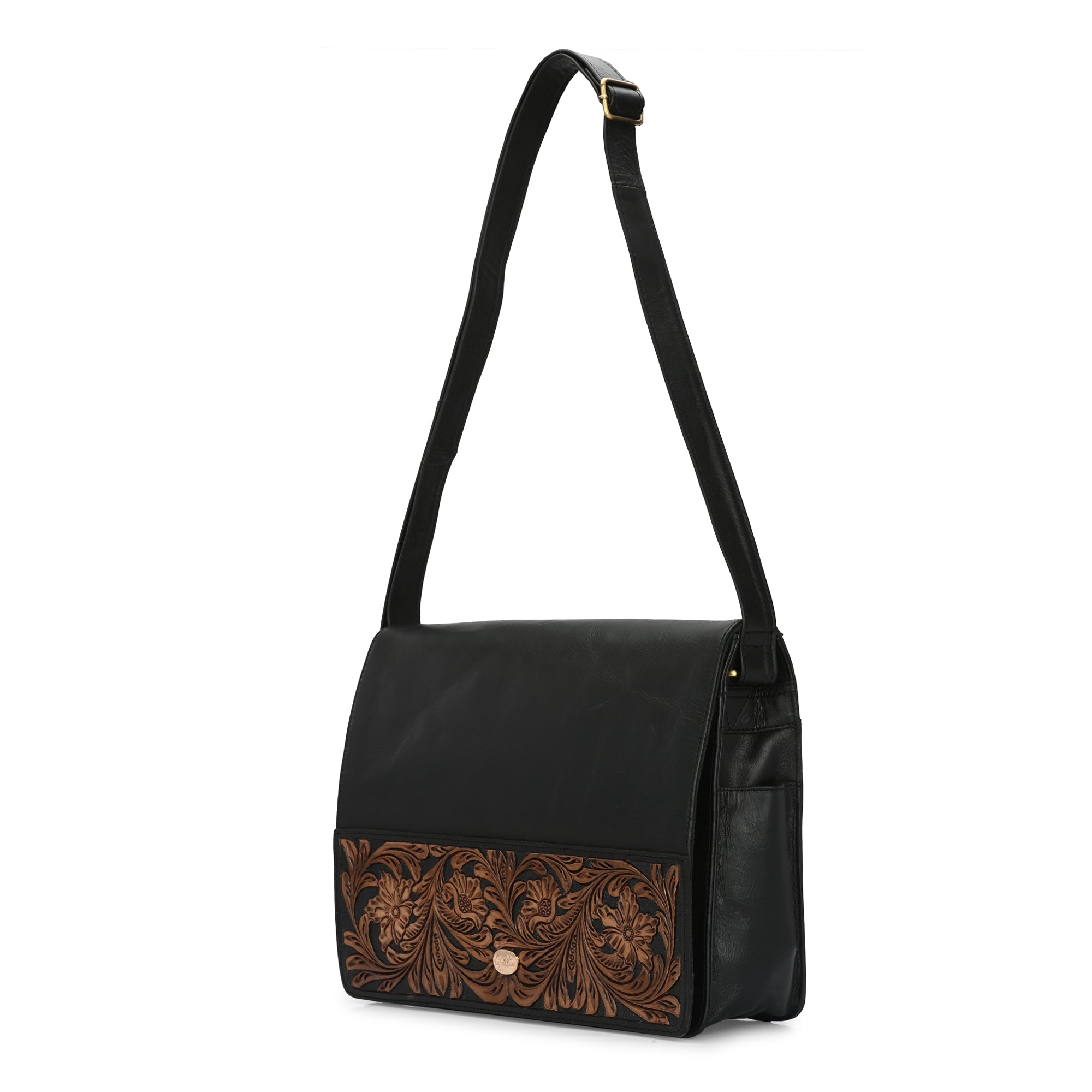 Hand-Carved Bags by Lafattio – Black - view 4