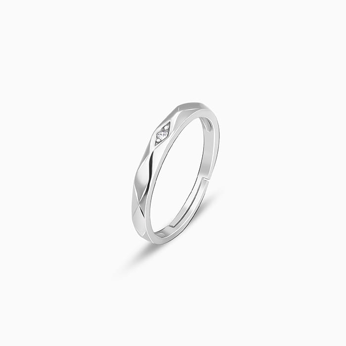 GIVA Jewellery Silver Rhomb Ring - view 4