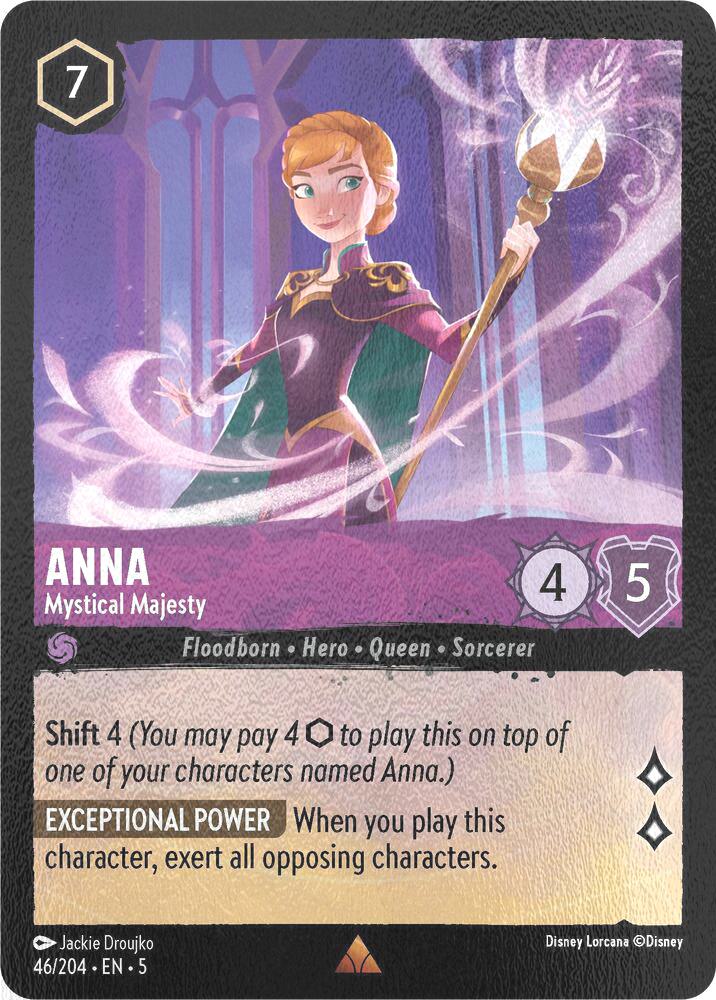 204 shimmering skies – Lorcana Anna - Mystical Majesty - 46/204 [Shimmering Skies] [Cold Foil]