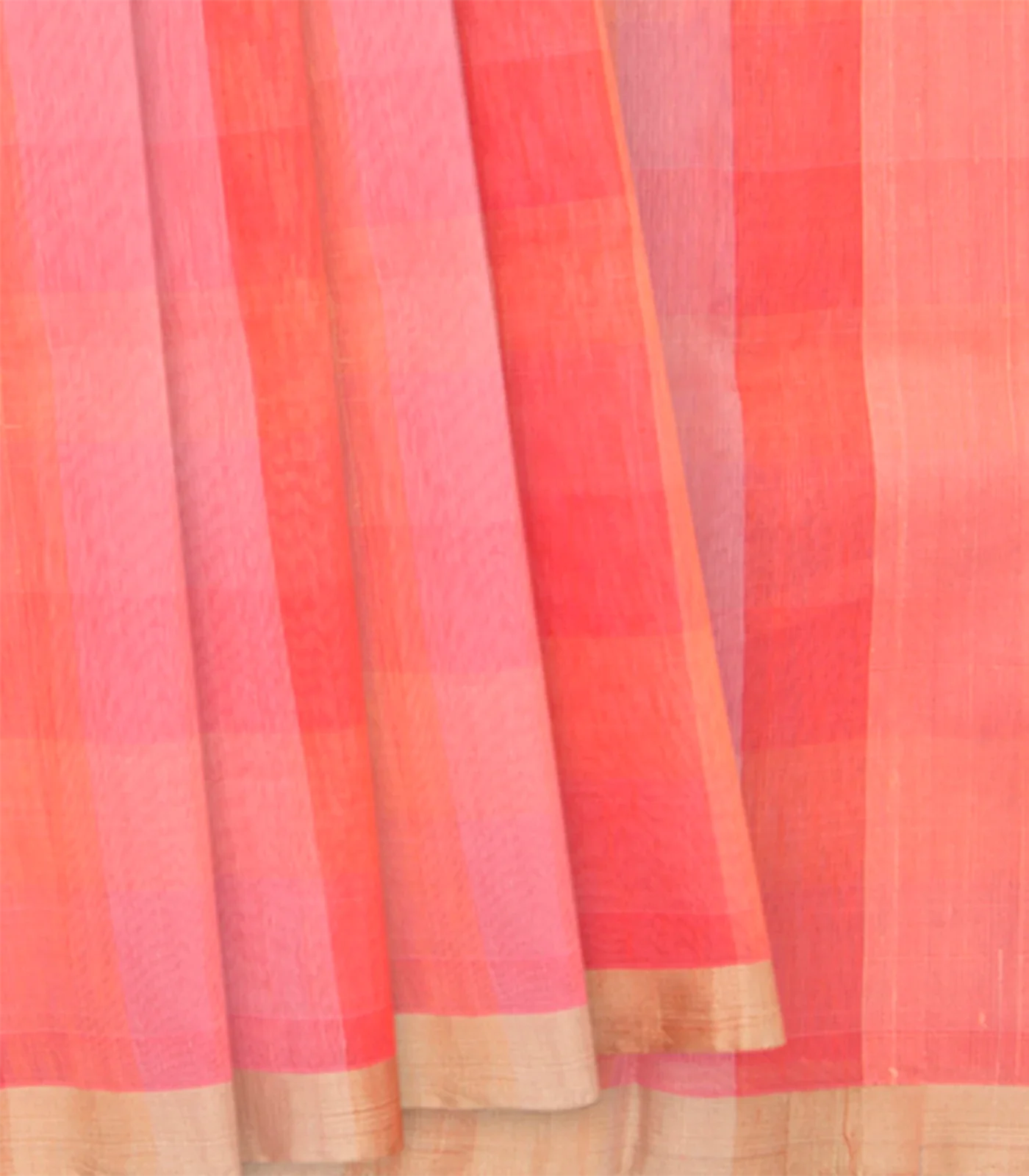 RmKV Multi Coloured Handwoven Linen Saree – Women's
