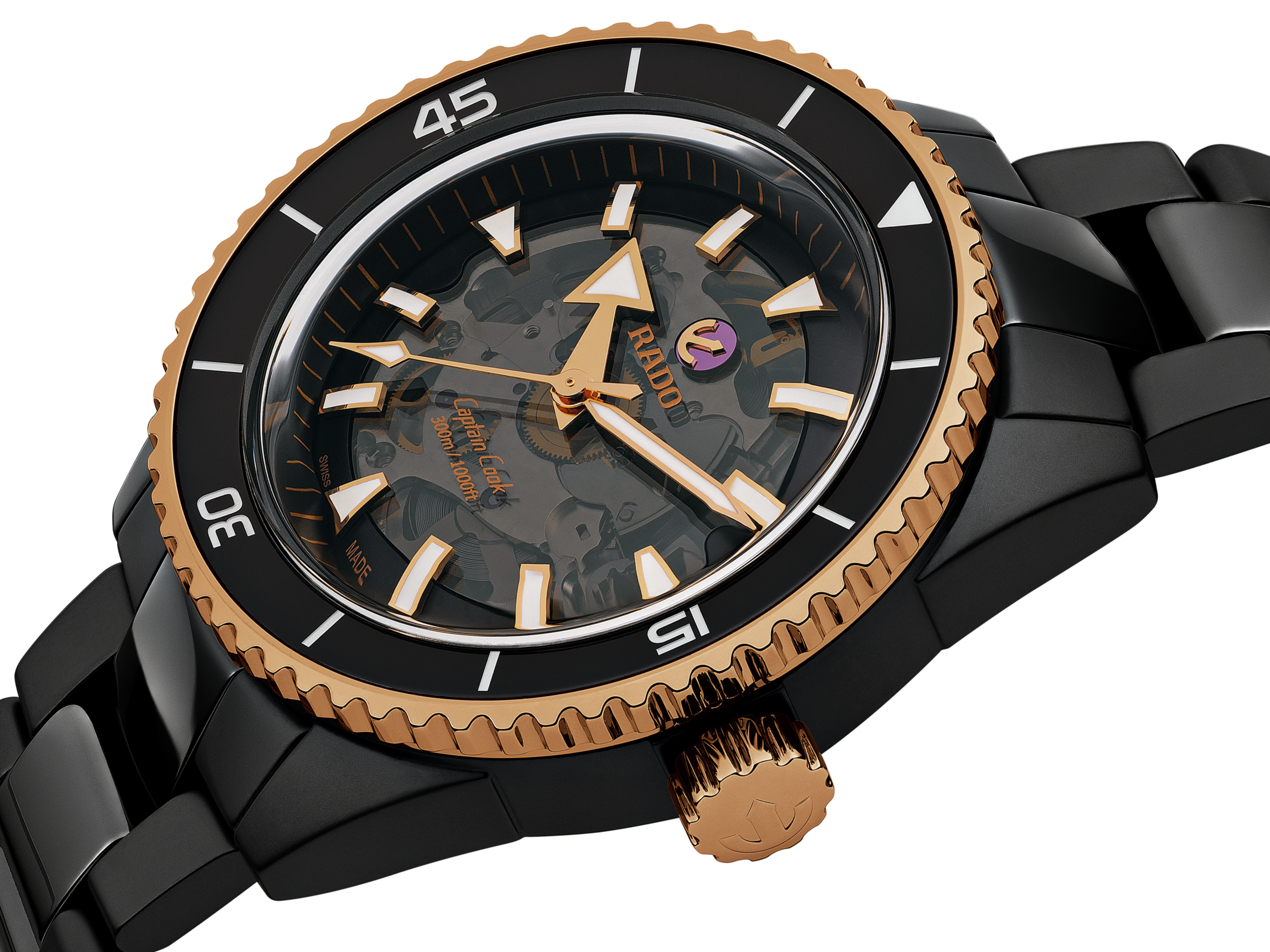 Rado Captain Cook Black Dial Men 43mm