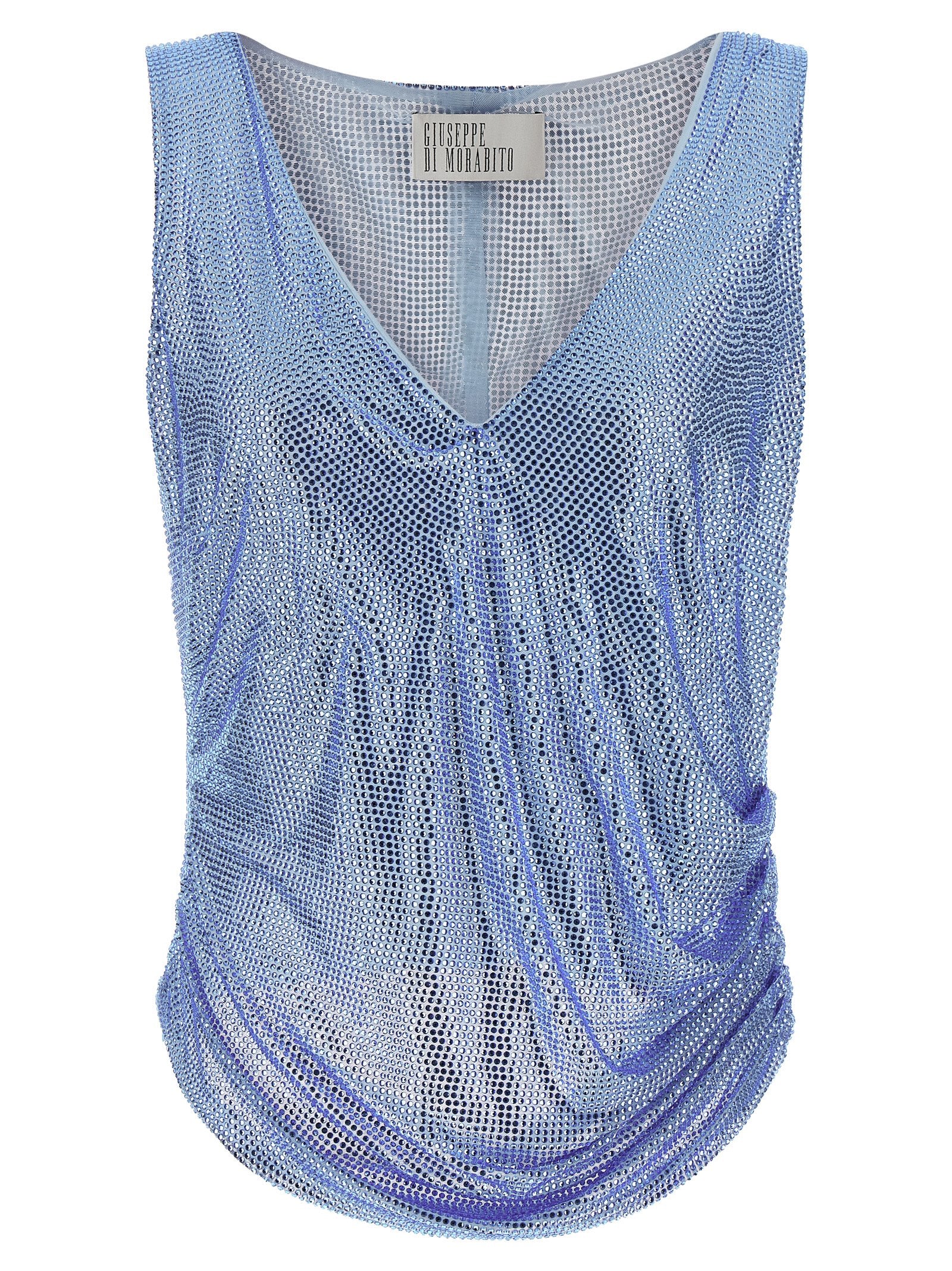Giuseppe Di Morabito Mesh And Feather Top - view 2
