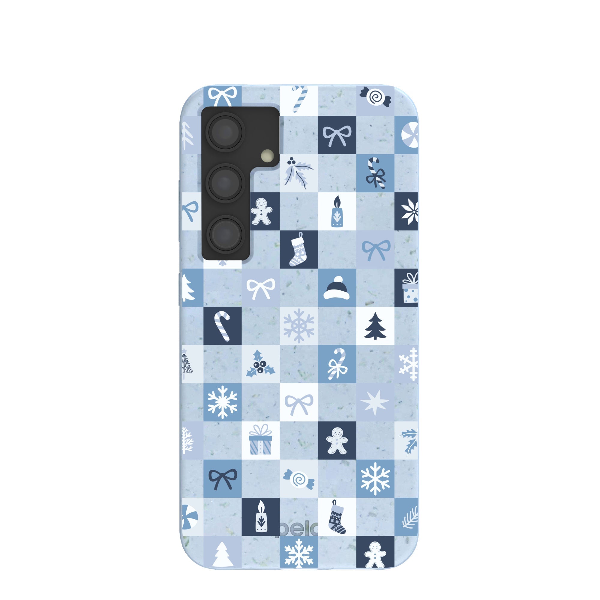 Pela Case Powder Blue Winter Quilt Samsung Galaxy S24 Case