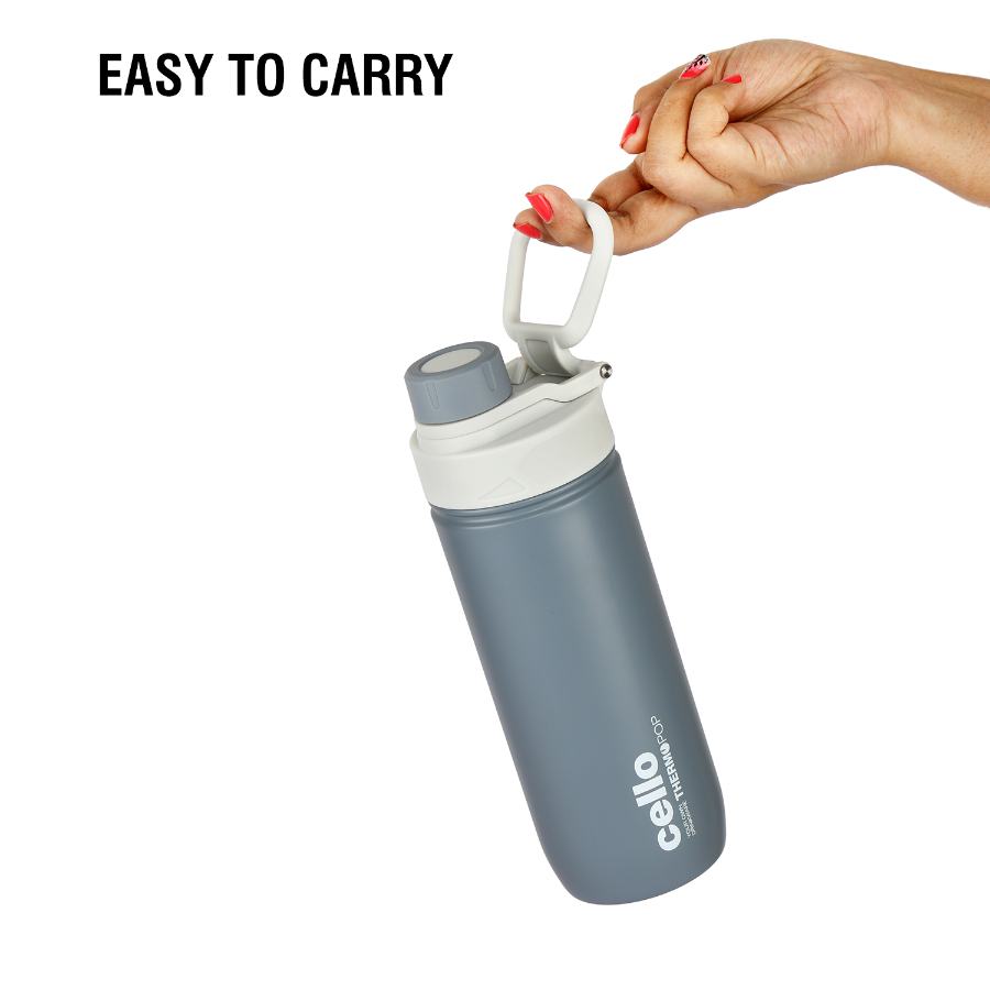 Cello Pop Hot & Cold Stainless Steel Kids Water Bottle, 600ml - view 36