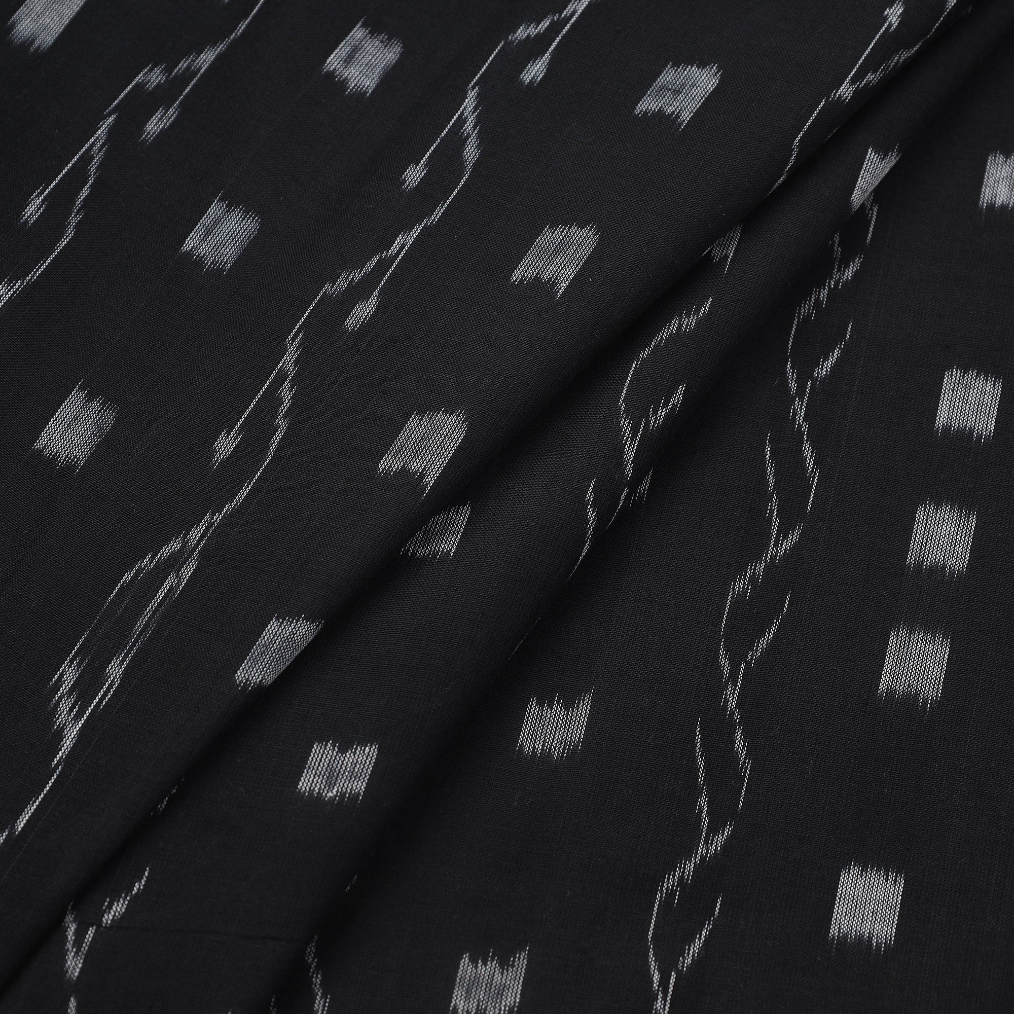 ASHOKA ASSEMBLE - CELEBRATING CRAFTS OF ODISHA Black - Handloom Cotton Sambalpuri Ikat Fabric 24 - view 2