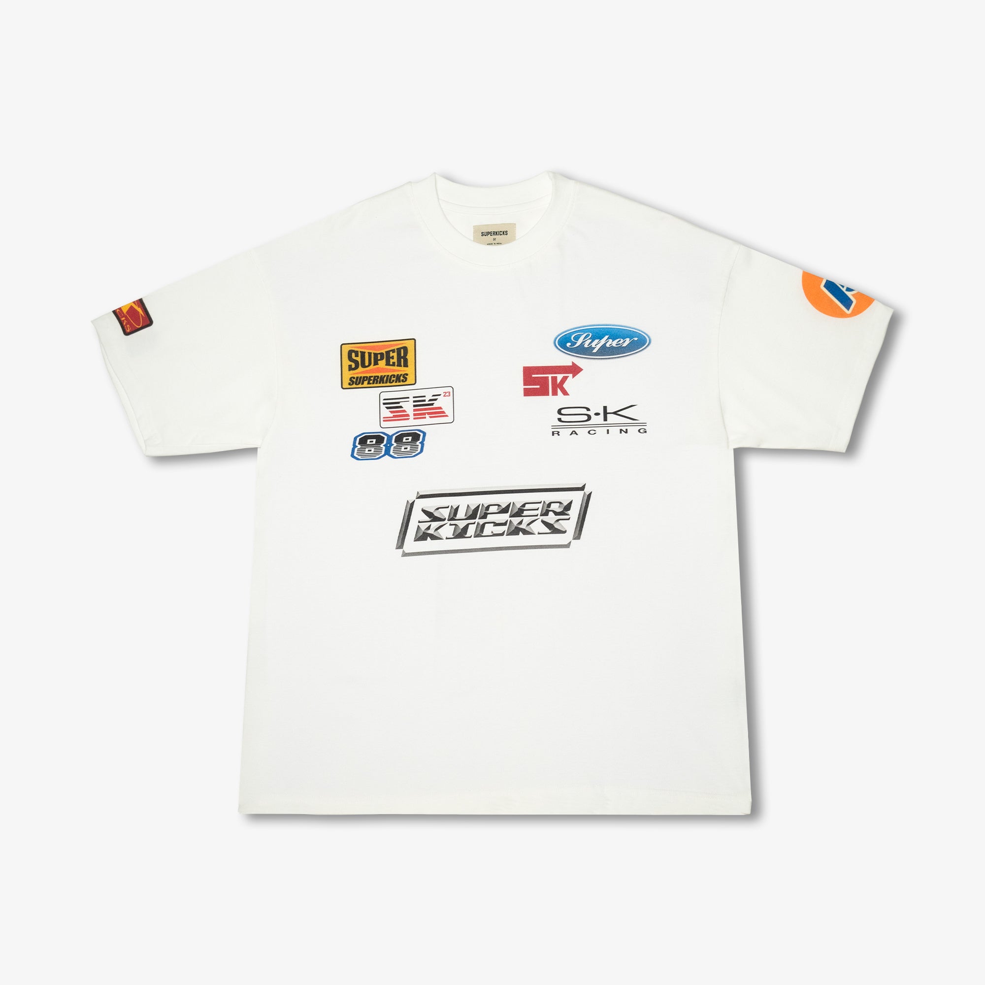 Superkicks | BUMPER STICKER TEE { OFF WHITE - view 3