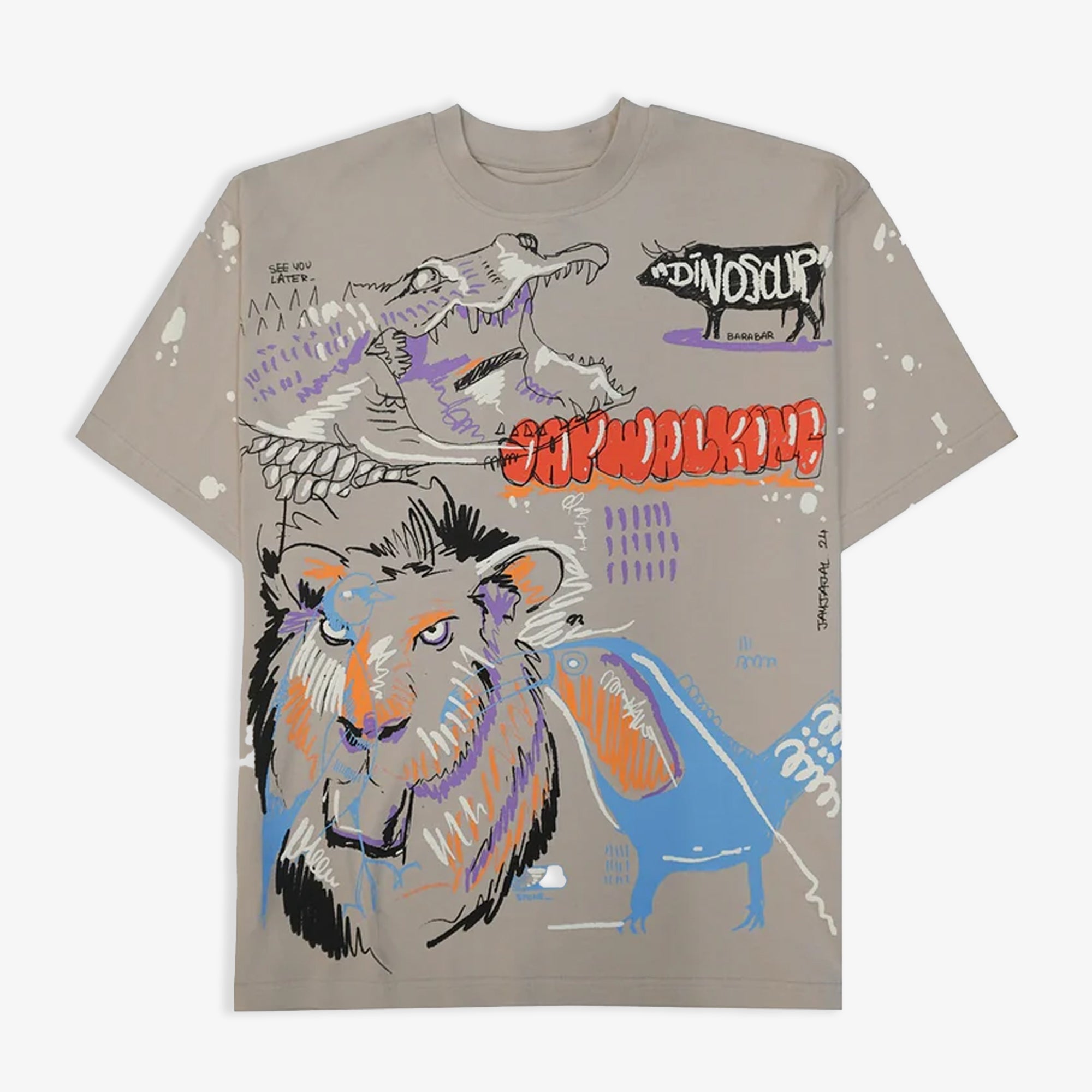Jaywalking | See You Later T-shirt { Multi