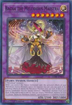 Yu-Gi-Oh! Bacha the Melodious Maestra - LEDE-EN035 - Common - 1st Edition