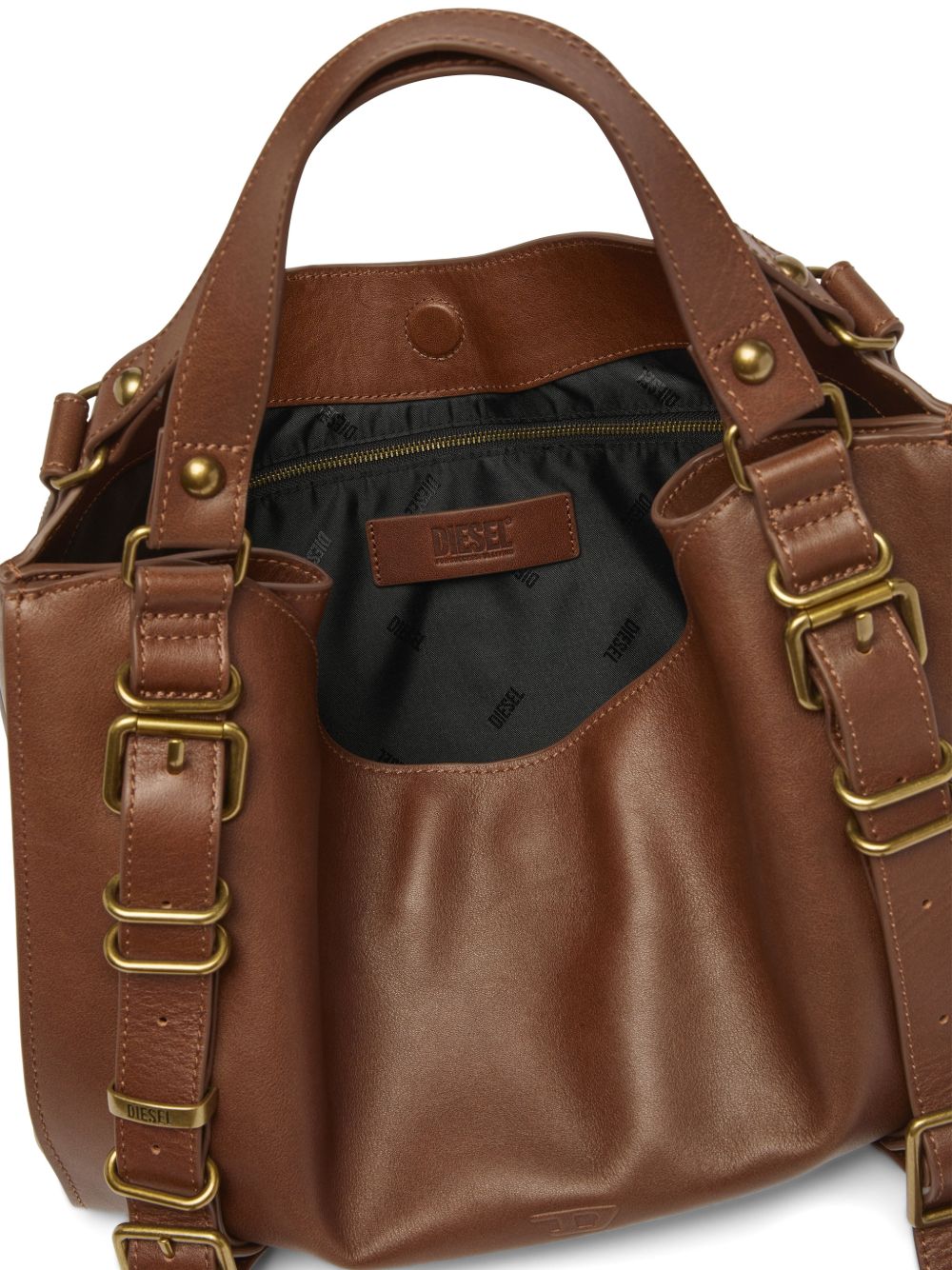 Diesel Medium Leather Handbag – 100% Calf Leather - view 5