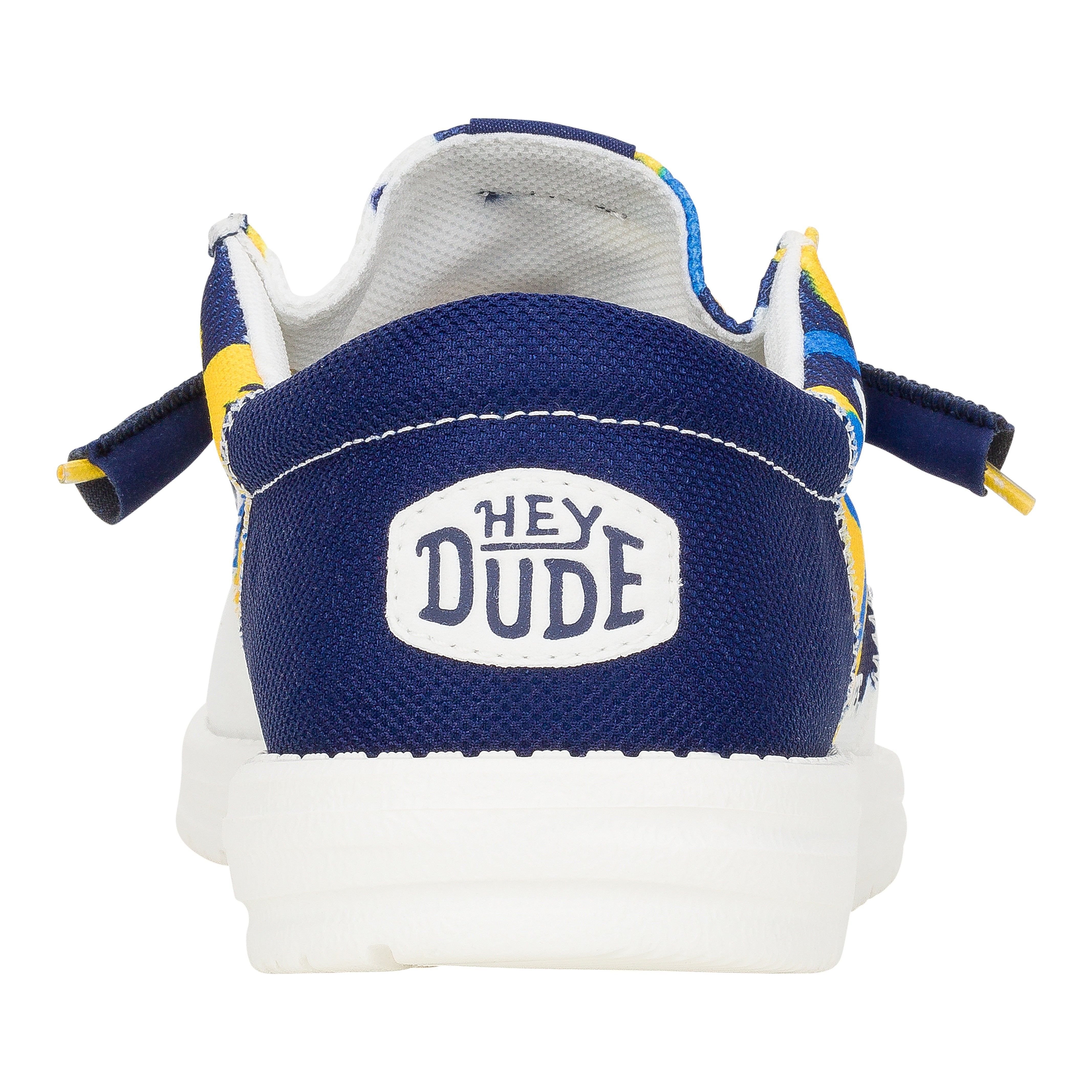HEYDUDE shoes Men's Wally Tri Michigan - Michigan Navy/Yellow - view 5