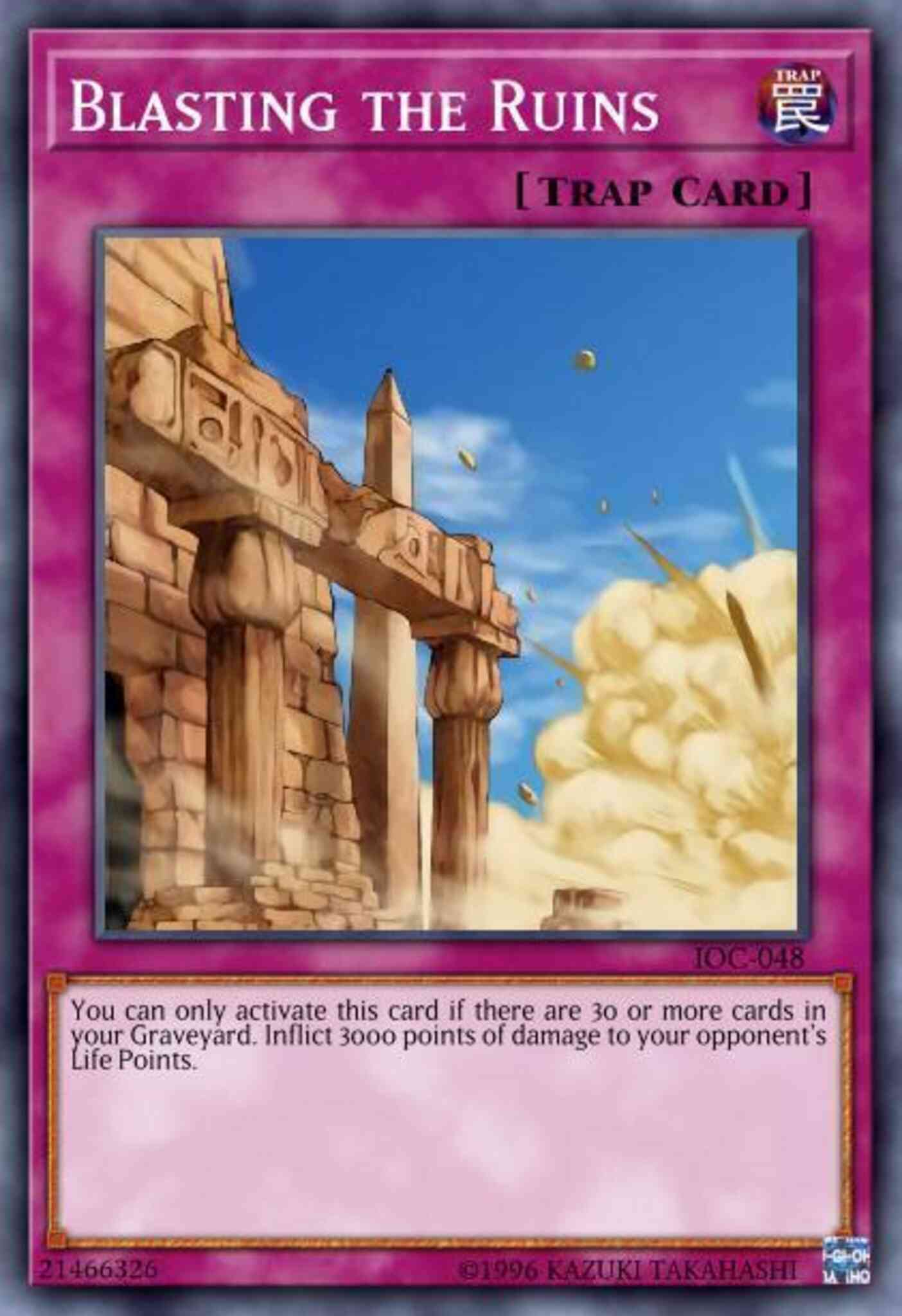 Yu-Gi-Oh! Blasting the Ruins - IOC-048 - Common - Unlimited
