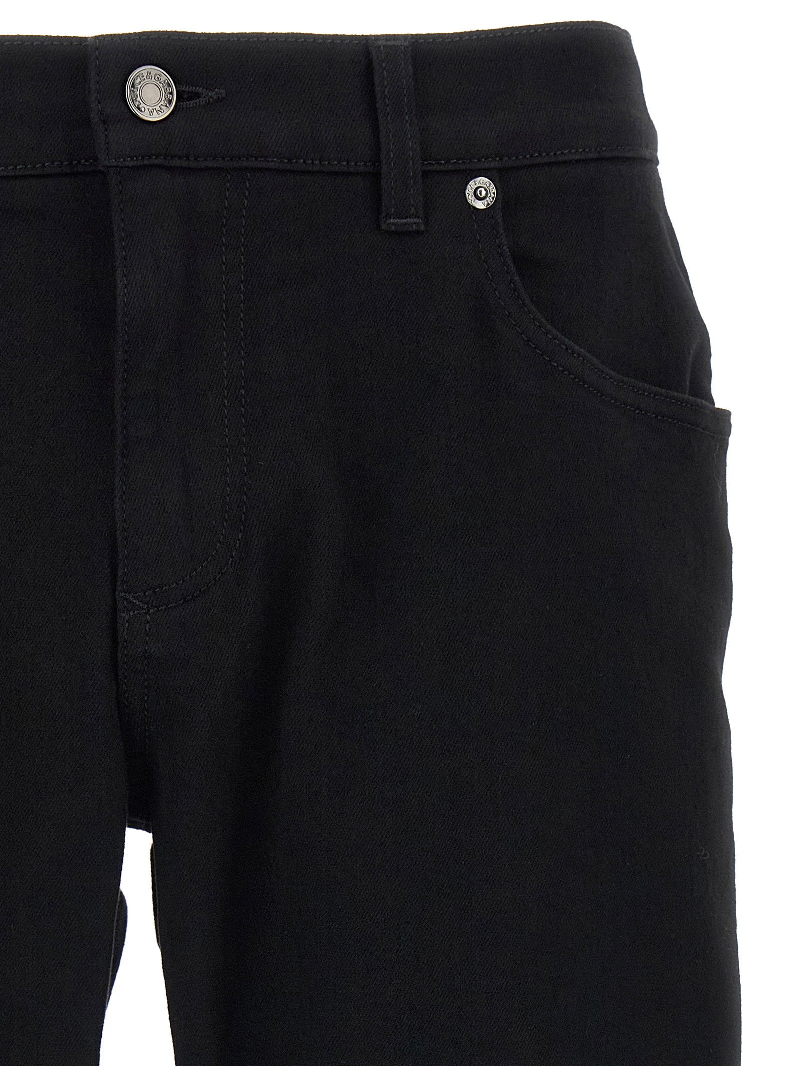 Dolce & Gabbana Logo Plaque Jeans - view 3